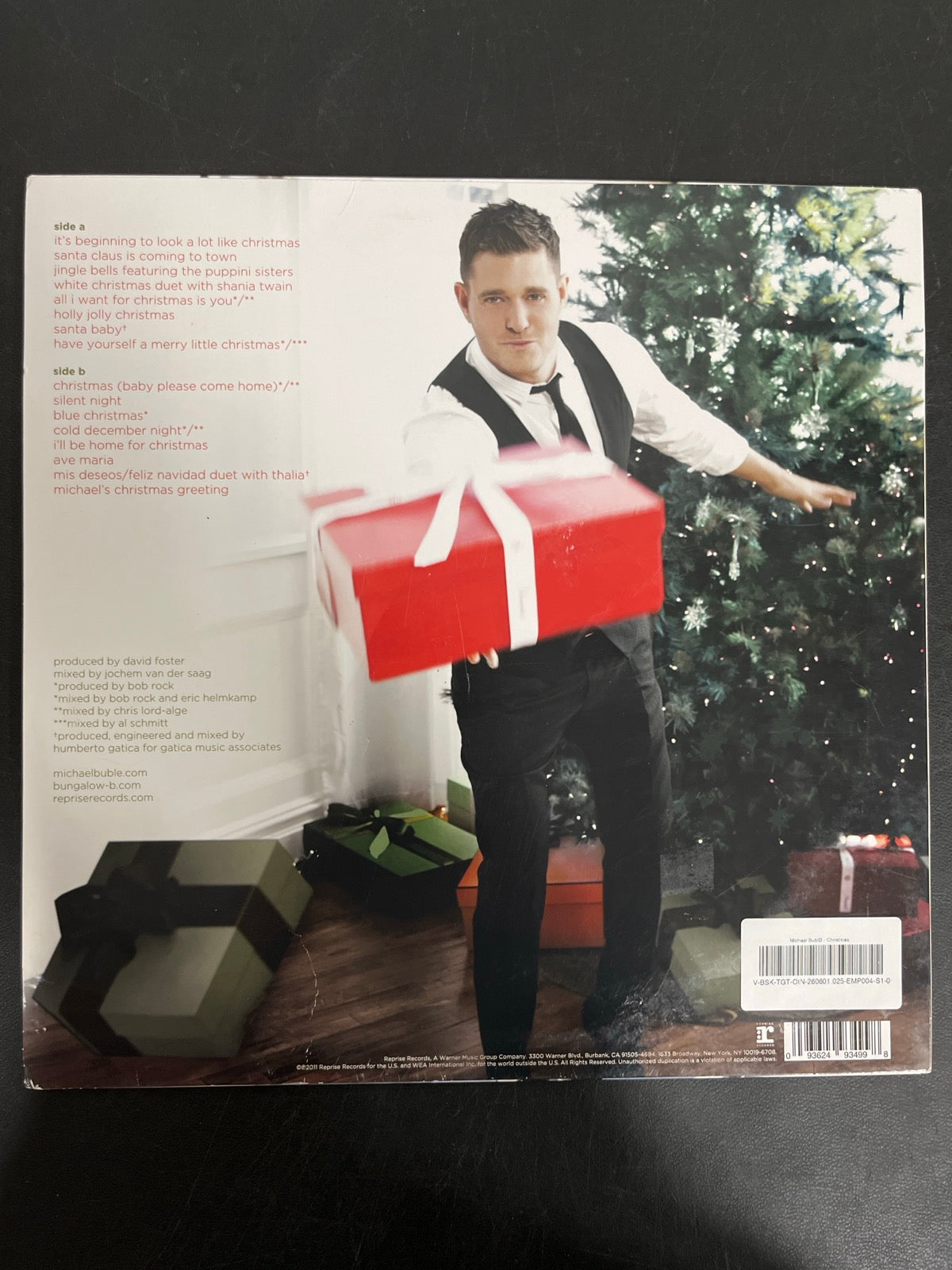 BACK - Michael Bublé - Christmas LE Red Vinyl USED NOT TESTED