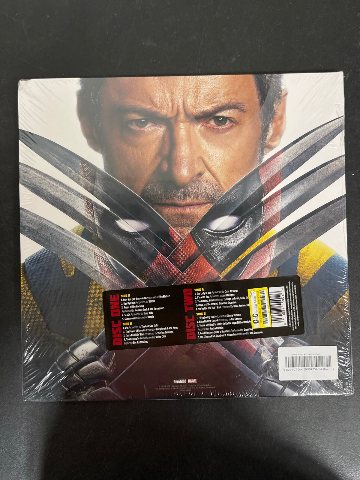 BACK - Deadpool & Wolverine OST Deluxe Ed. Yellow Vinyl USED NOT TESTED