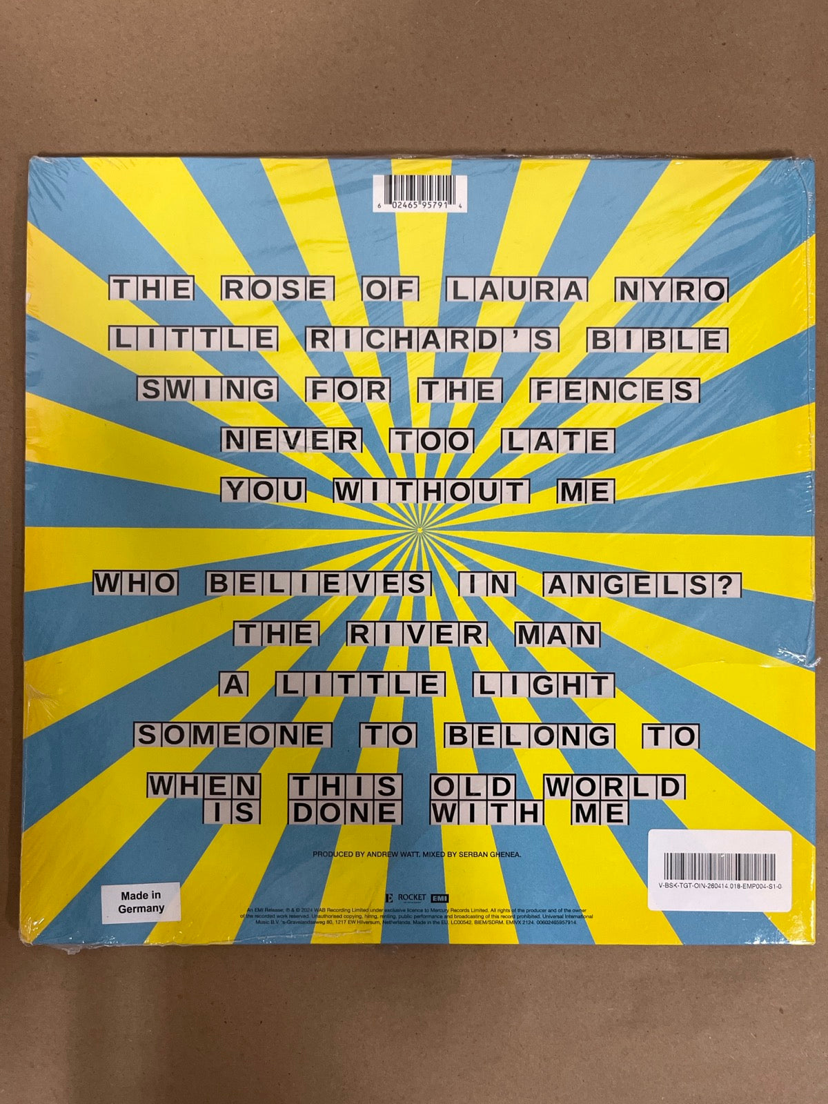 BACK - Elton John & Brandi Carlile - Who Believes... LE Green Vinyl USED NOT TESTED