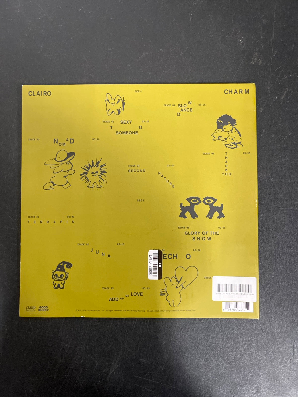 BACK - Clairo - Charm Anniversary Ed. Rainbow Vinyl USED NOT TESTED