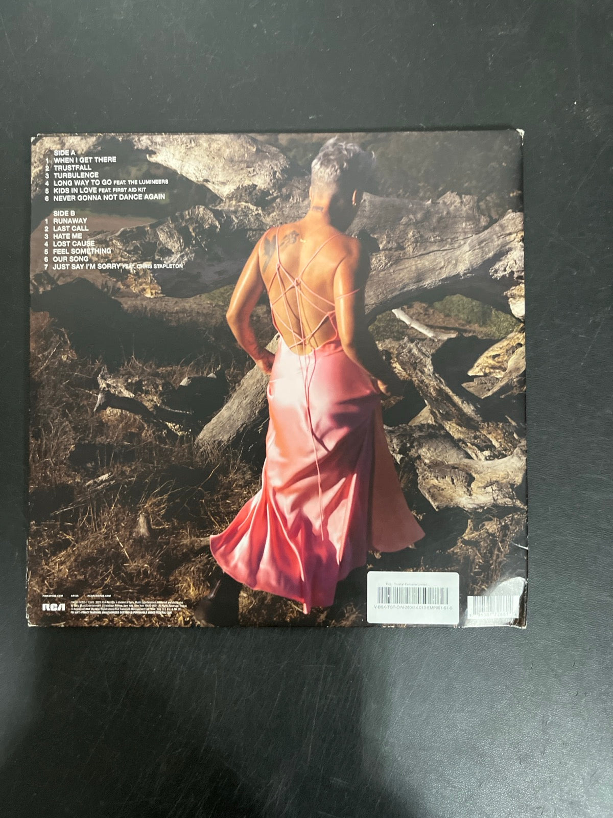 BACK - P!nk - Trustfall LE Pink Vinyl USED NOT TESTED