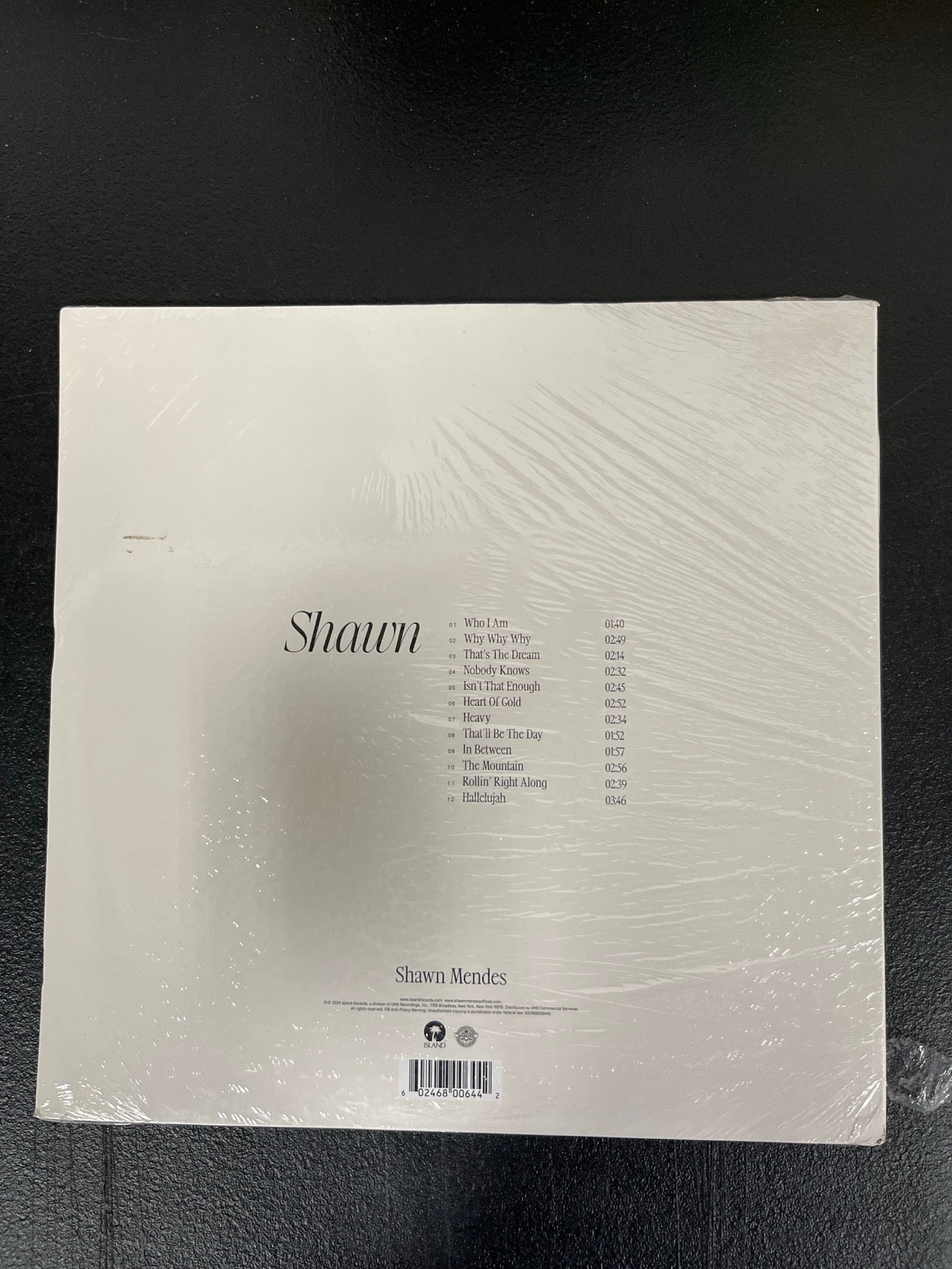 BACK - Shawn Mendes - Shawn LE Red Vinyl SEALED NOT TESTED