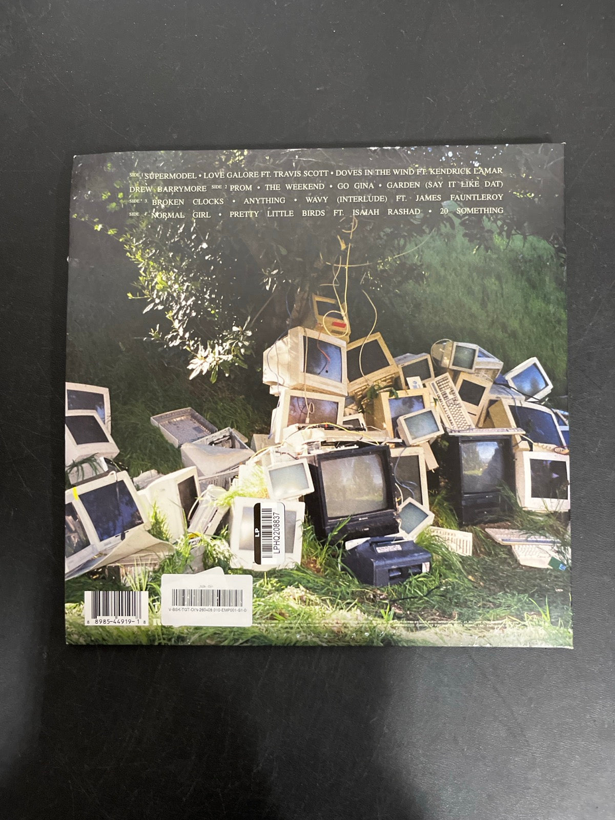 BACK - SZA - Ctrl LE Translucent Green Vinyl USED NOT TESTED