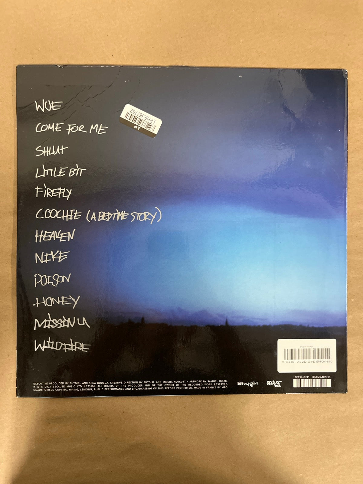 BACK - Shygirl - Nymph LE Vinyl USED NOT TESTED