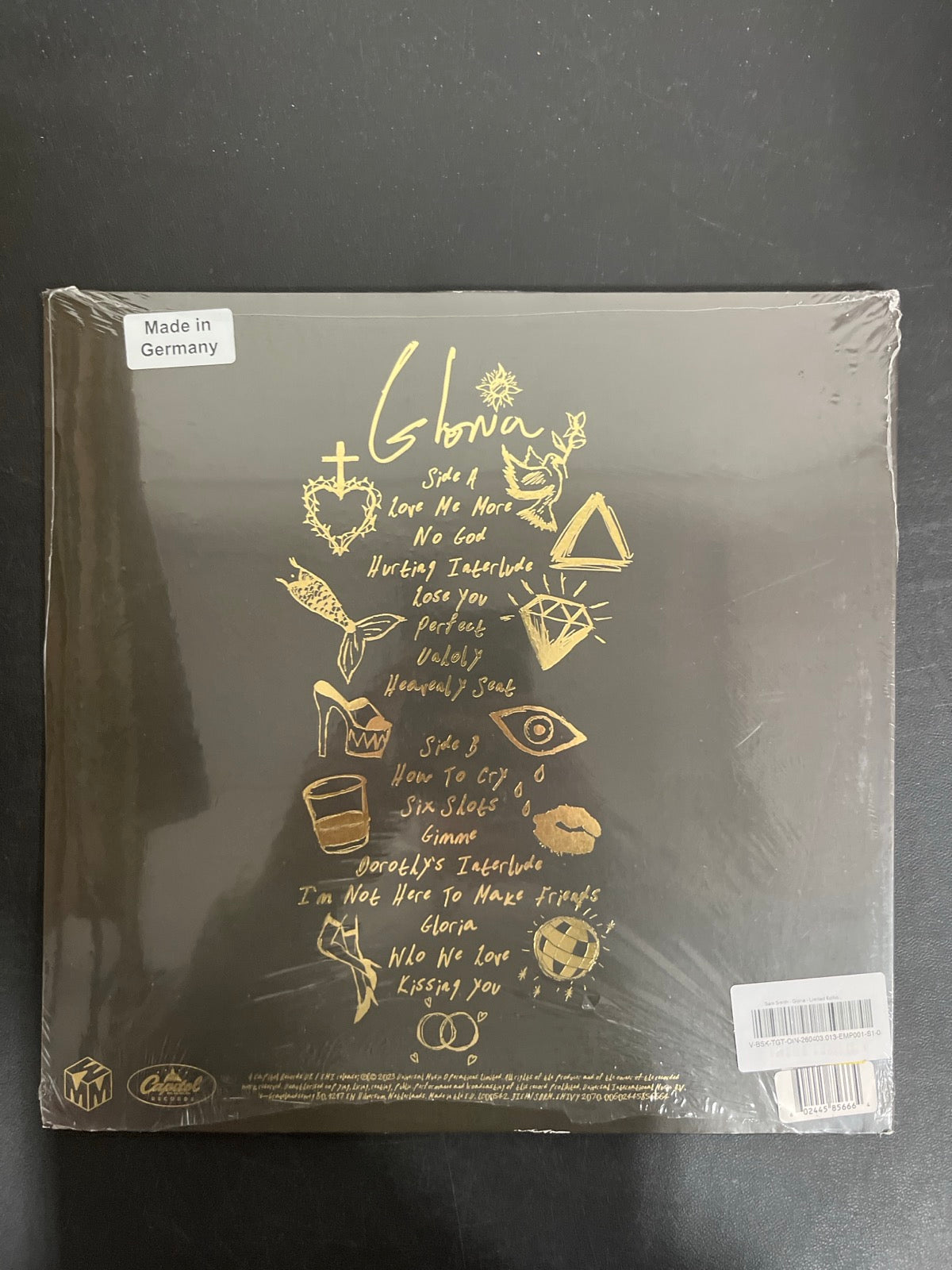 BACK - Sam Smith - Gloria LE Translucent Vinyl SEALED NOT TESTED