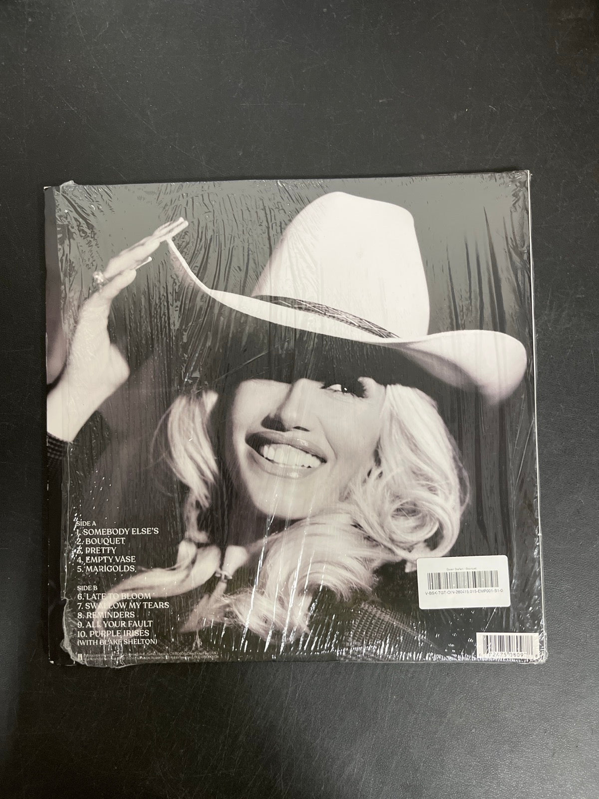 BACK - Gwen Stefani - Bouquet LE Orchid Etched Numbered Vinyl USED NOT TESTED