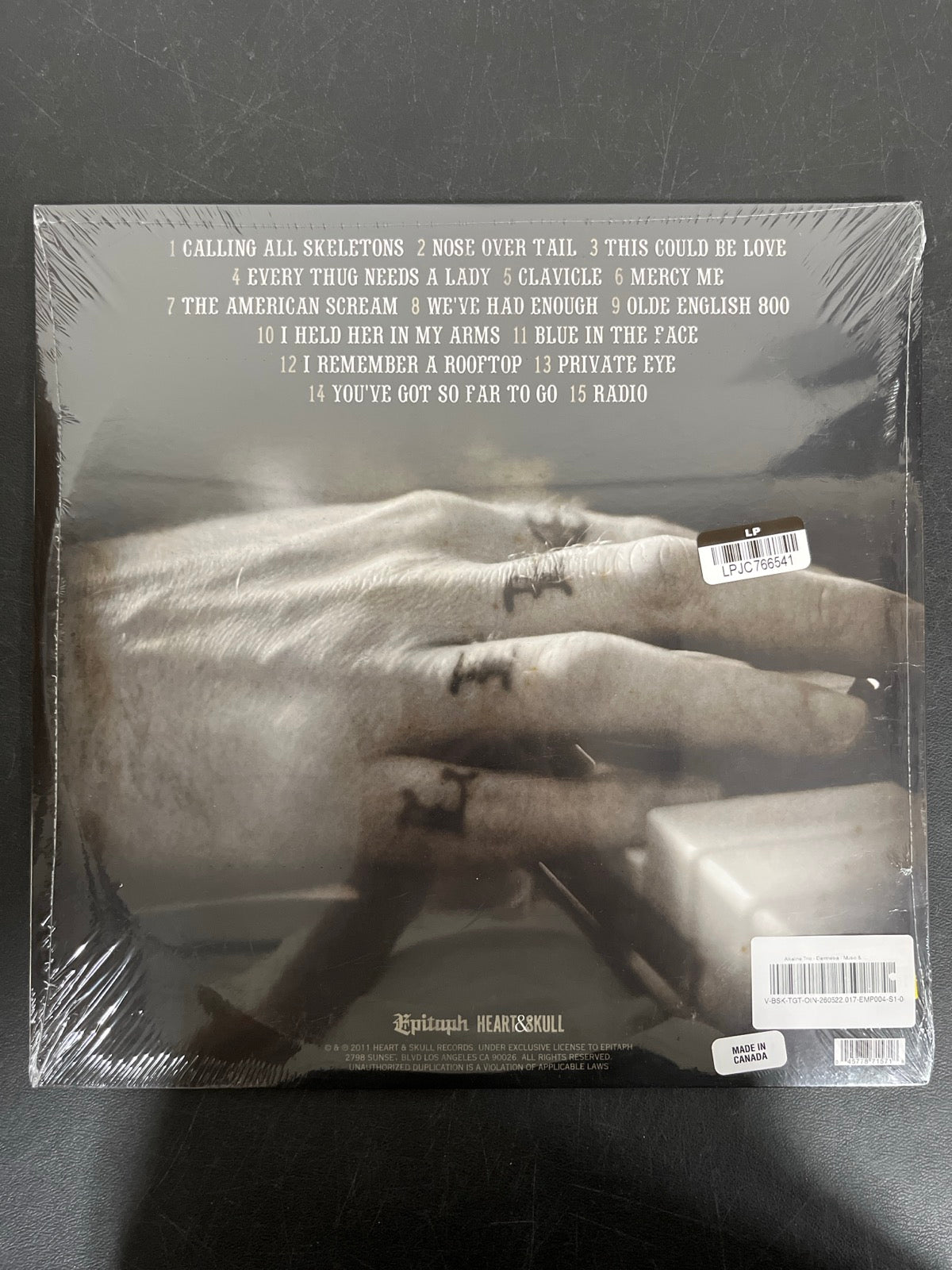 BACK - Alkaline Trio - Damnesia LE Etched Vinyl SEALED NOT TESTED
