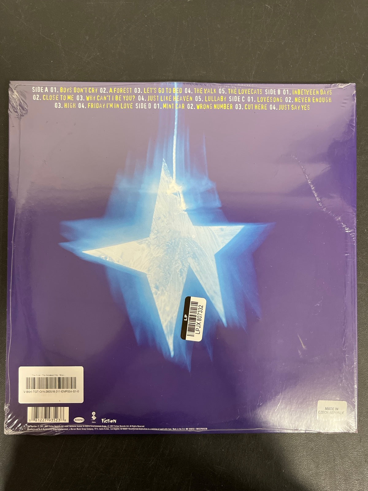 BACK - The Cure - Greatest Hits LE 180gm Black Vinyl SEALED NOT TESTED