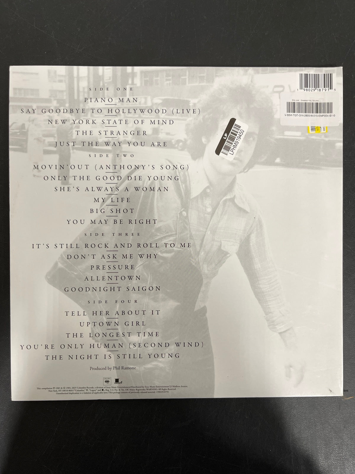 BACK - Billy Joel - Greatest Hits, Volume I & II Black Vinyl USED NOT TESTED
