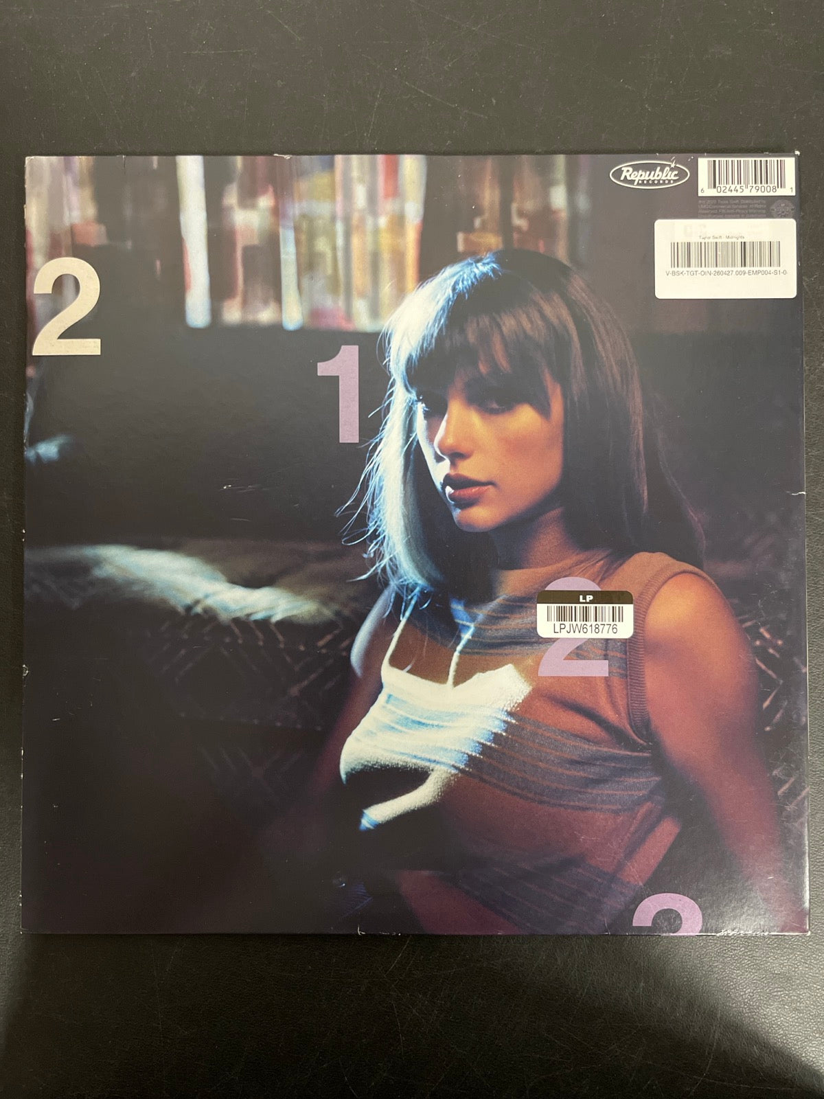 BACK - Taylor Swift - Midnights Reissue Lavender Vinyl USED NOT TESTED