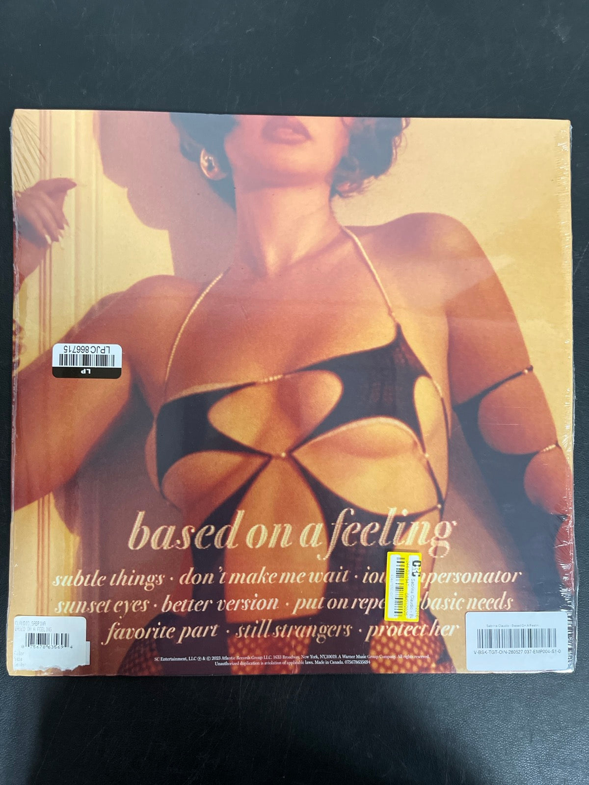 BACK - Sabrina Claudio - Based On A Feeling Vinyl USED NOT TESTED