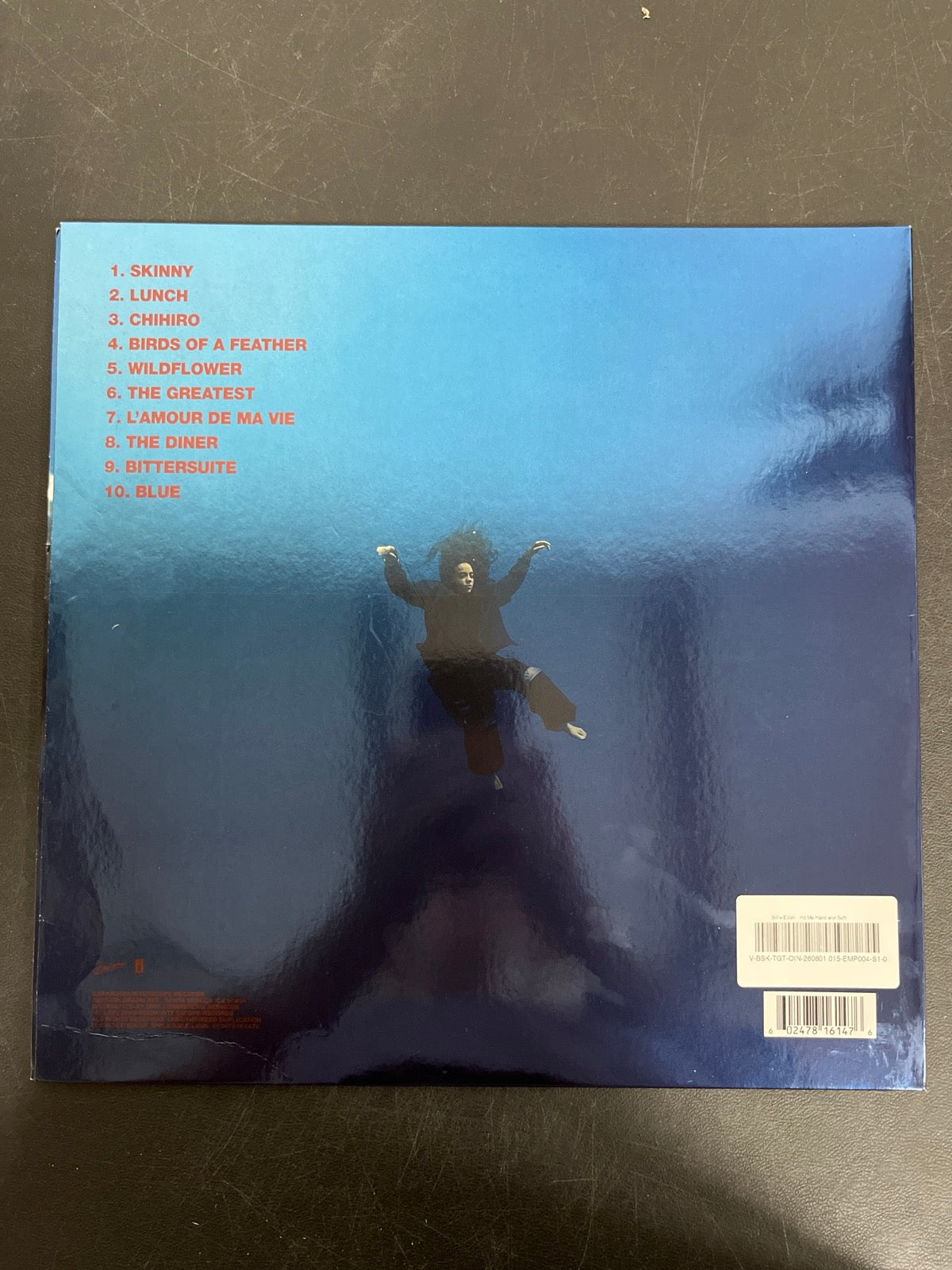 BACK - Billie Eilish - Hit Me Hard And Soft LE Blue / Orange Vinyl USED NOT TESTED