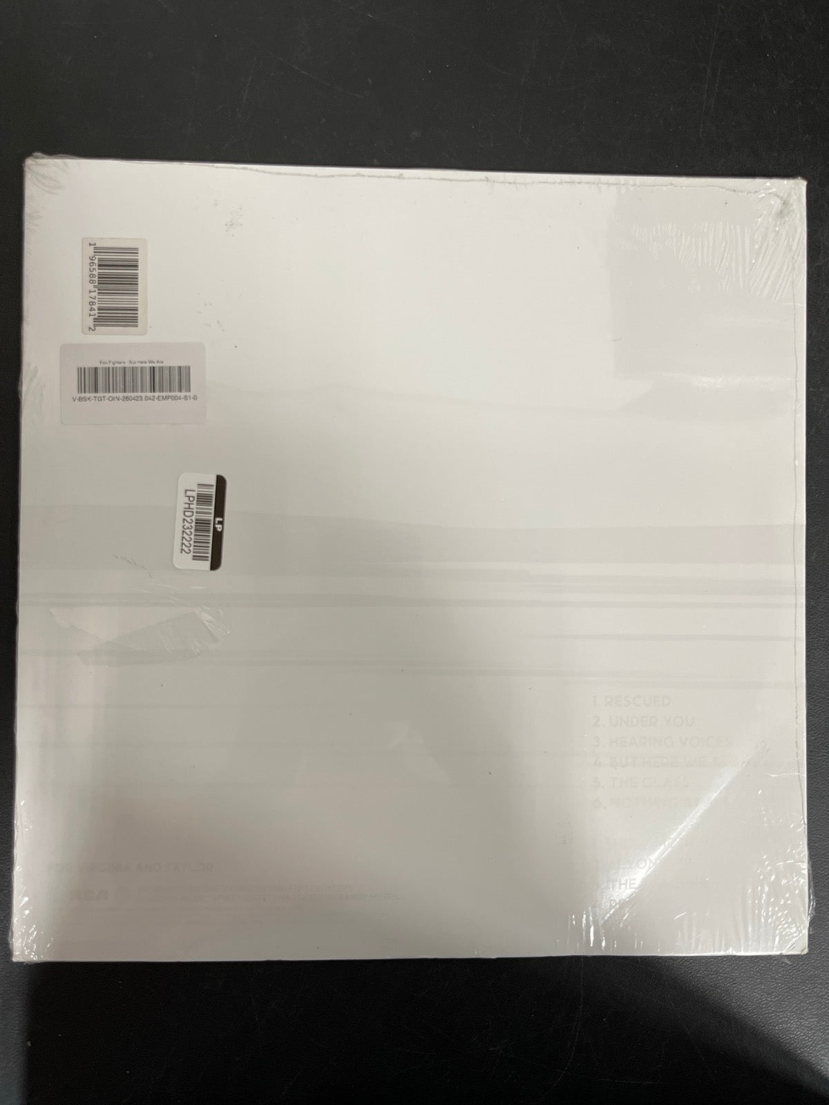 BACK - Foo Fighters - But Here We Are LE Etched Vinyl USED NOT TESTED