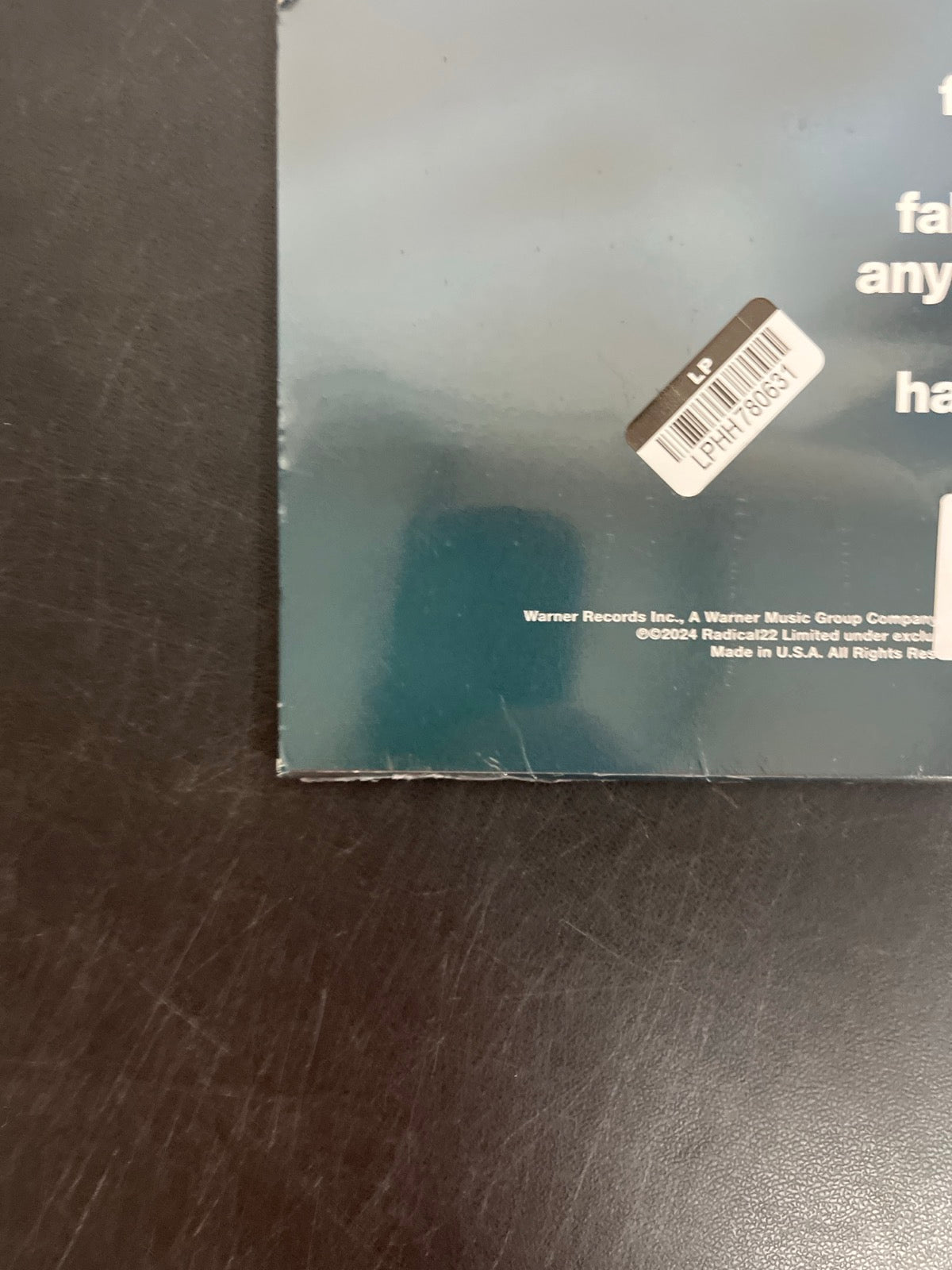 BACK_BL - Dua Lipa - Radical Optimism LE Clear Vinyl USED NOT TESTED