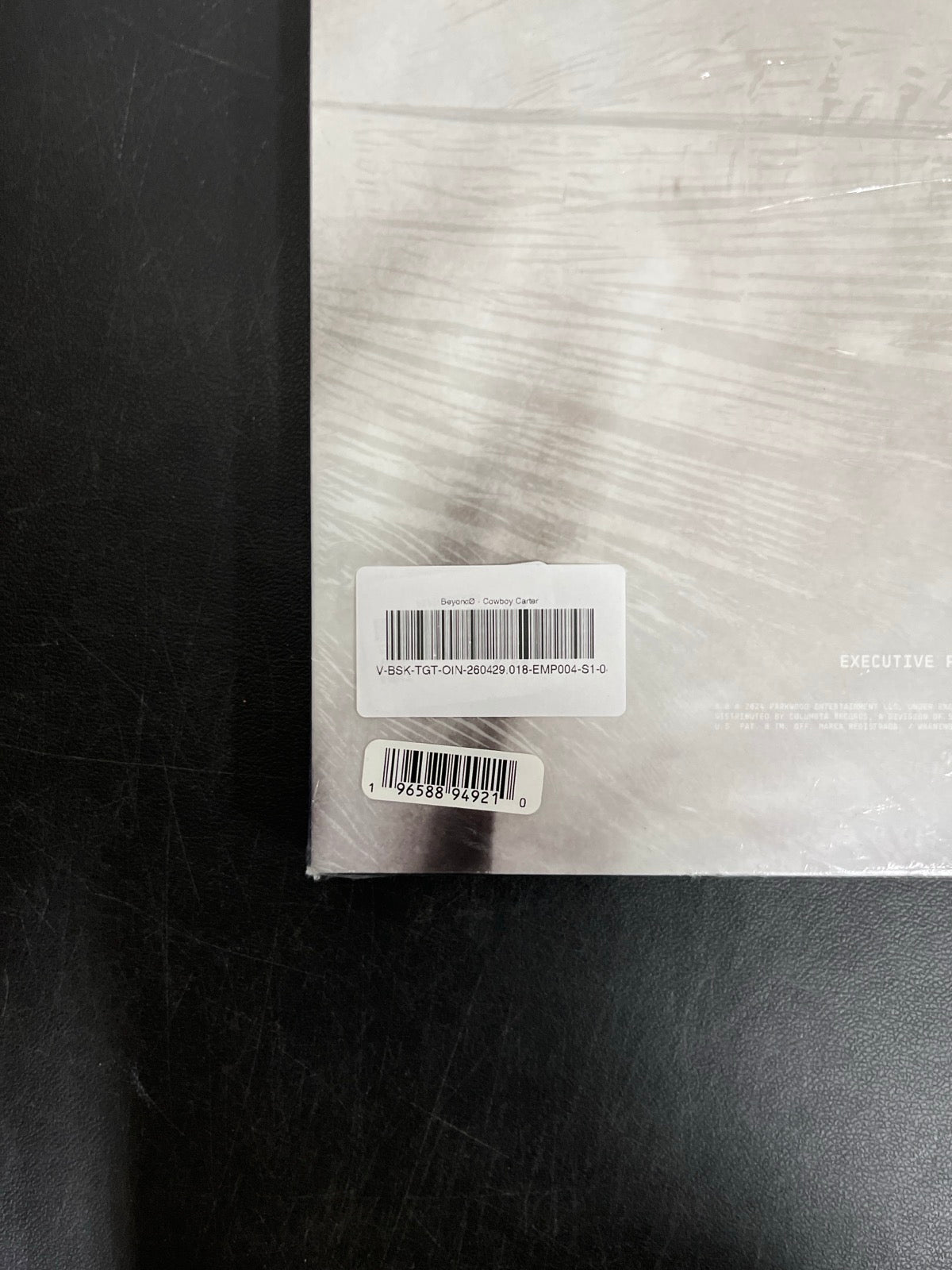 BACK_BL - Beyoncé - Cowboy Carter LE Vinyl USED NOT TESTED
