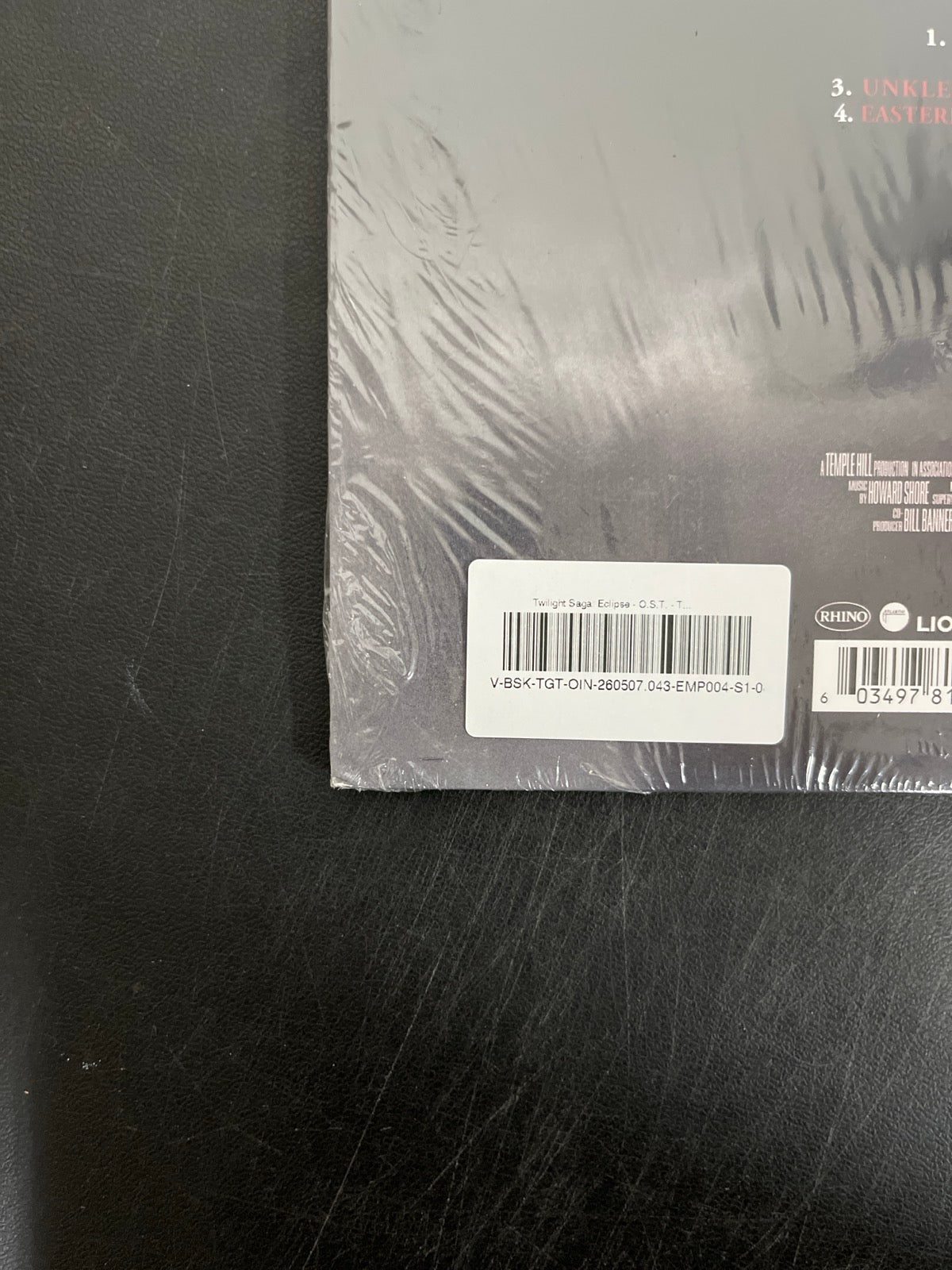 BACK_BL - The Twilight Saga: Eclipse OST LE Milk / Black Vinyl USED NOT TESTED