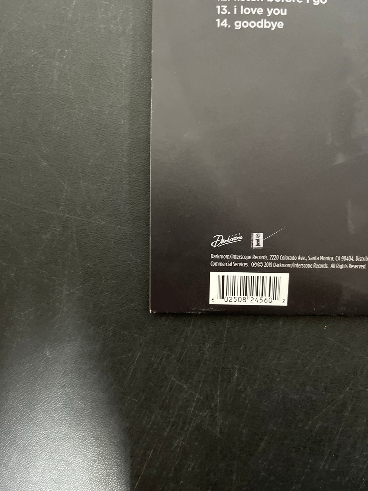 BACK_BL - Billie Eilish - WHEN WE ALL FALL ... LE Green Vinyl USED NOT TESTED