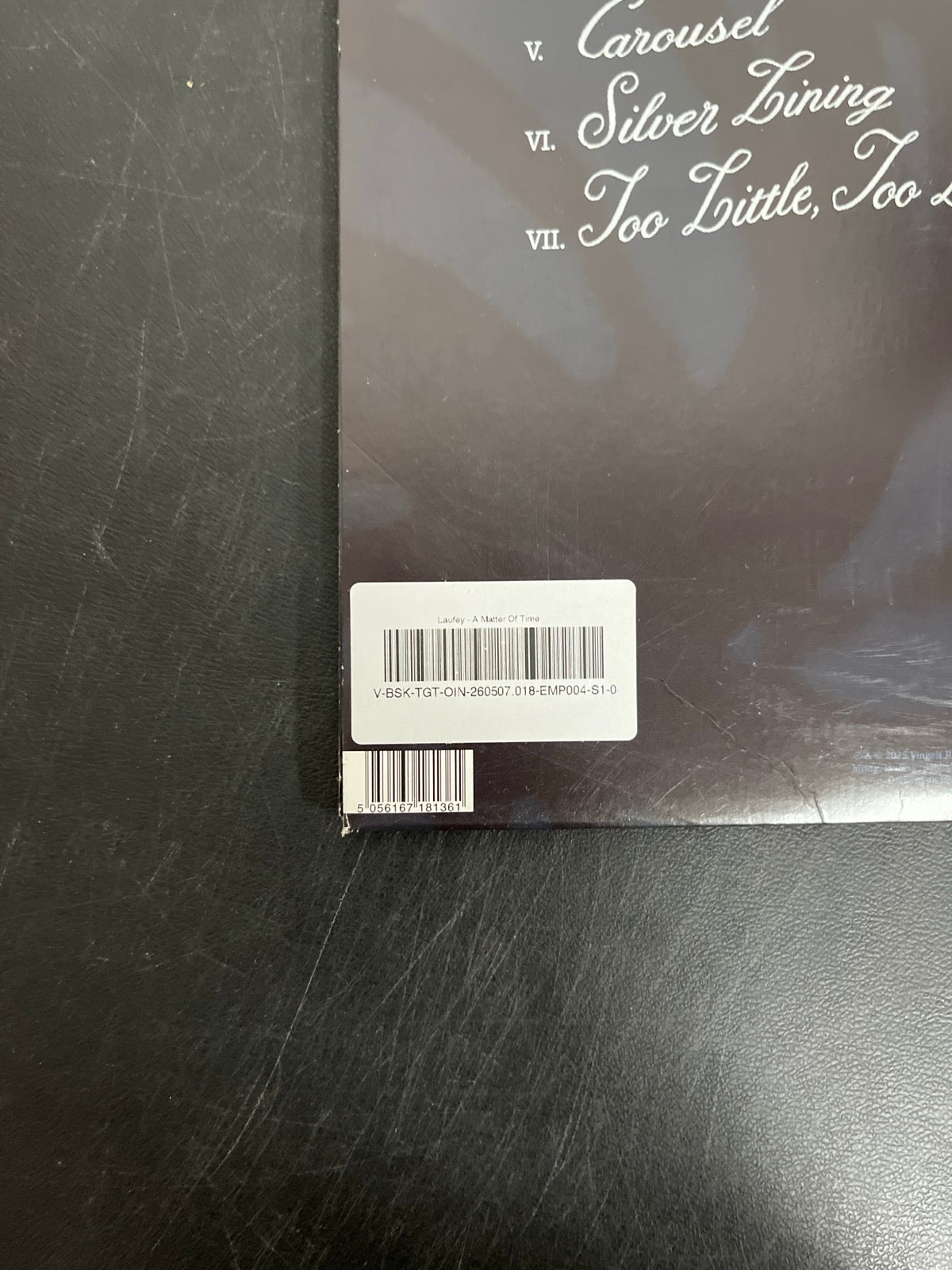 BACK_BL - Laufey - A Matter ... Monochromatic Anomaly Vinyl USED NOT TESTED