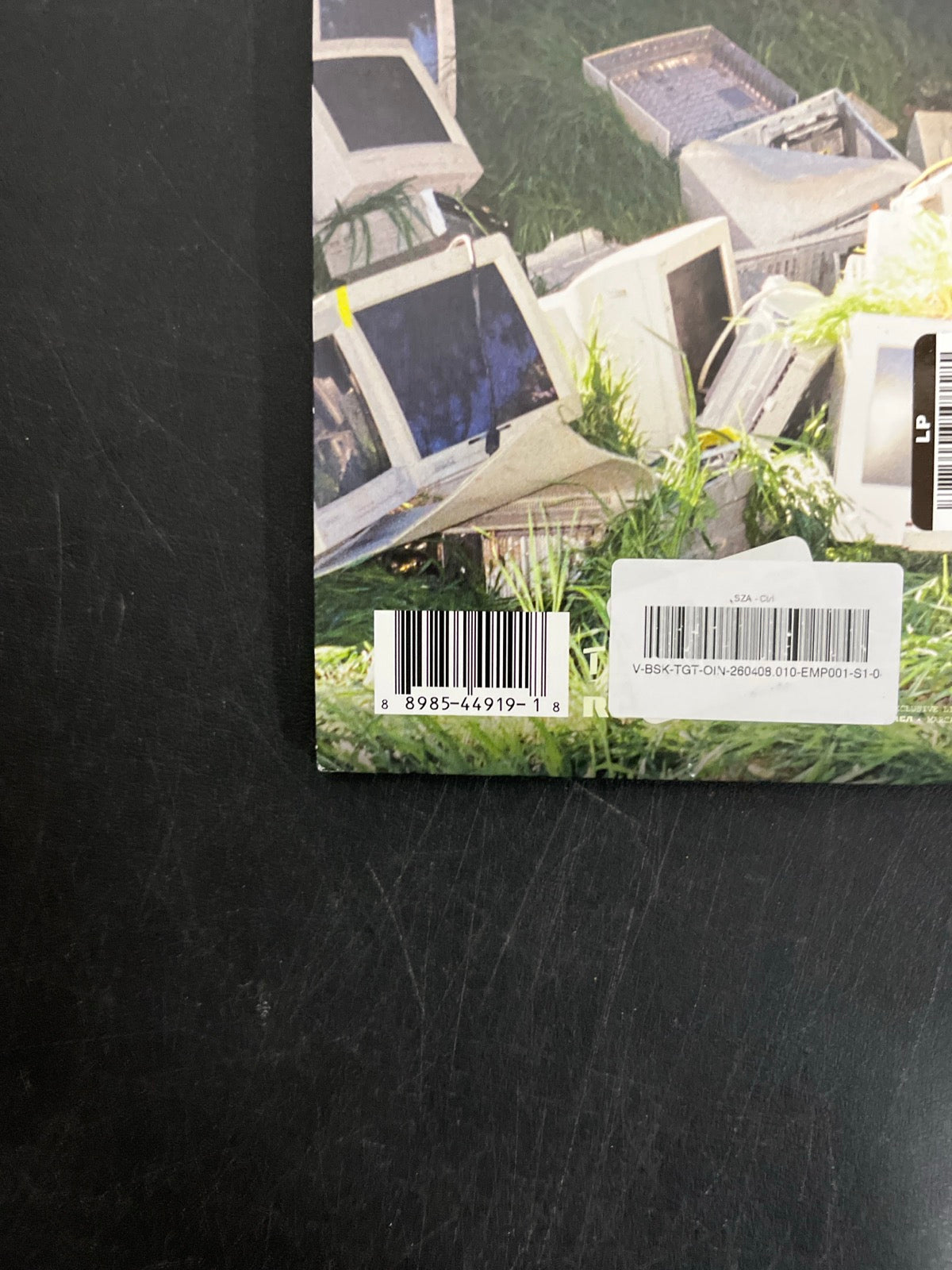 BACK_BL - SZA - Ctrl LE Translucent Green Vinyl USED NOT TESTED
