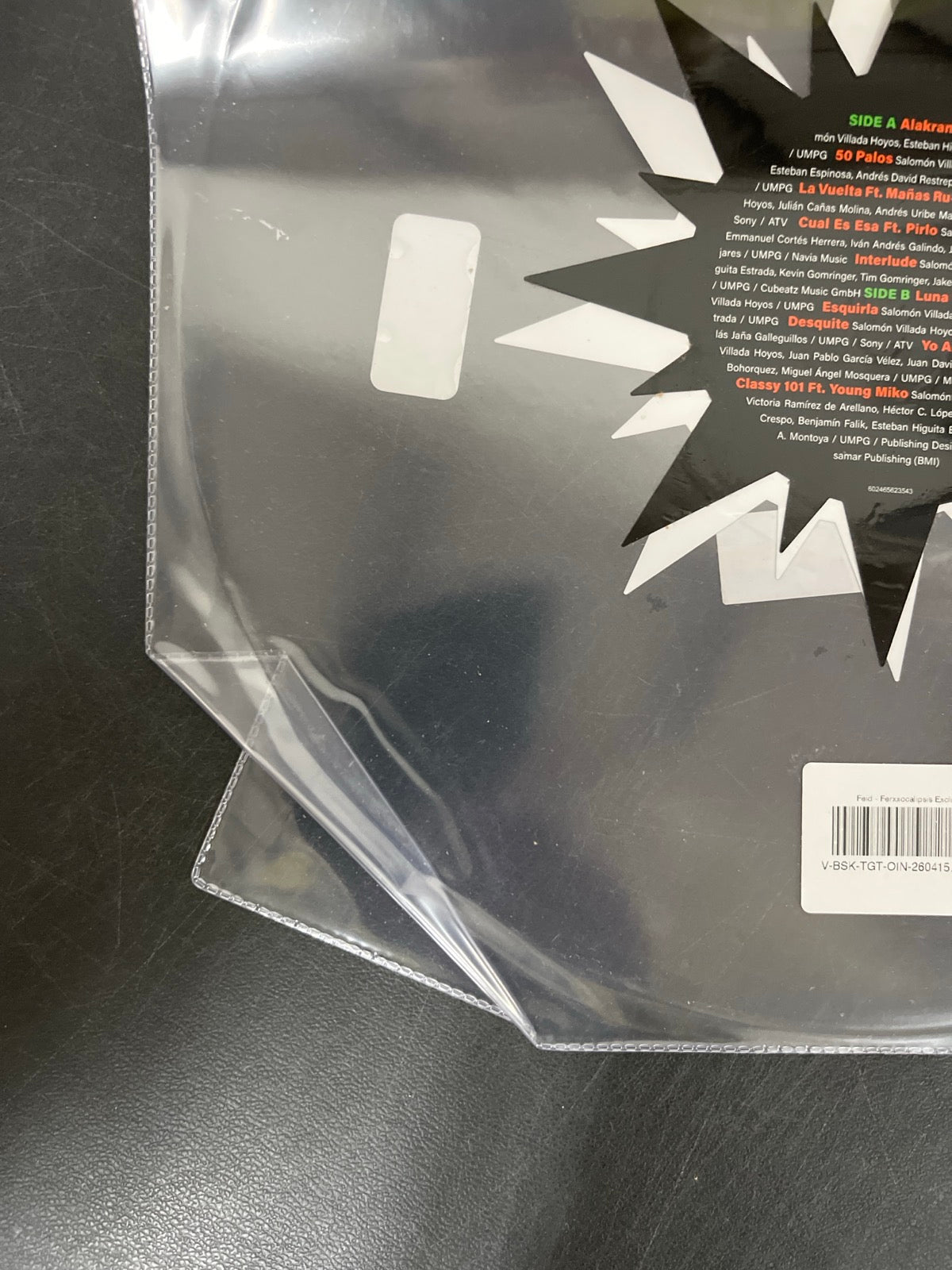 BACK_BL - Feid - Ferxxocalipsis LE Picture Disc Vinyl USED NOT TESTED