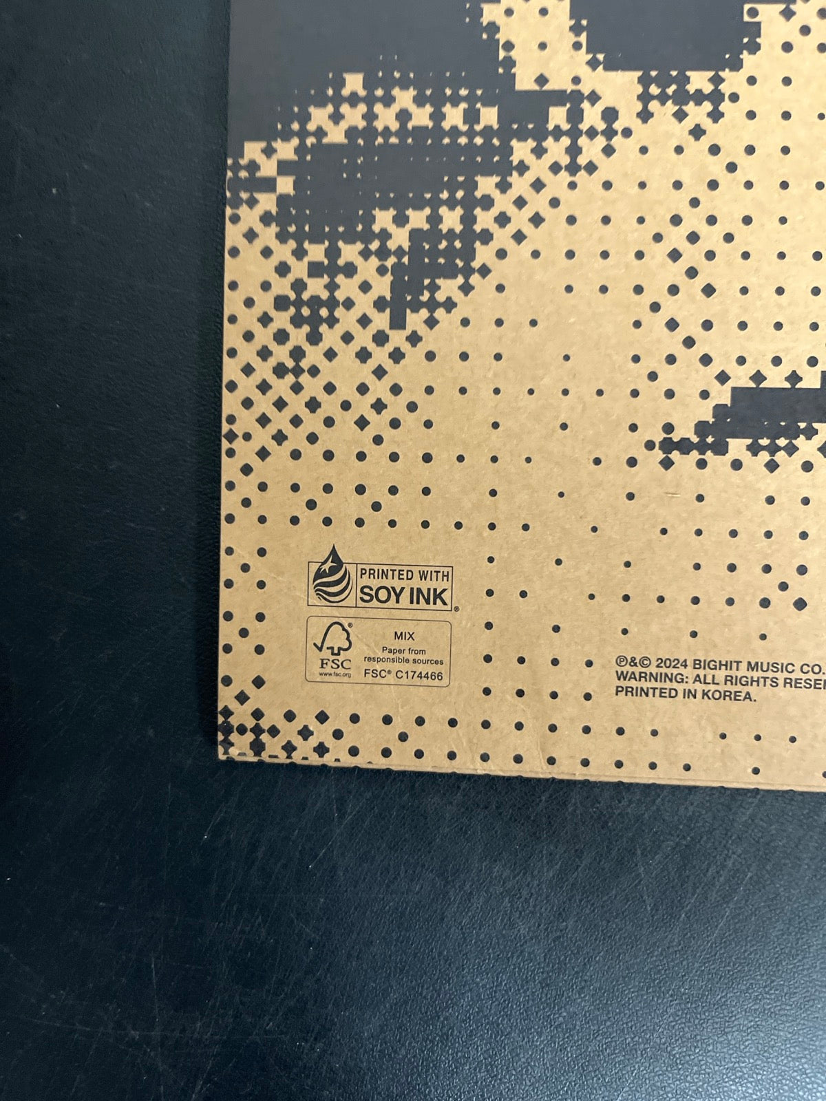 BACK_BL - V (BTS) - Layover LE Gray Vinyl USED NOT TESTED