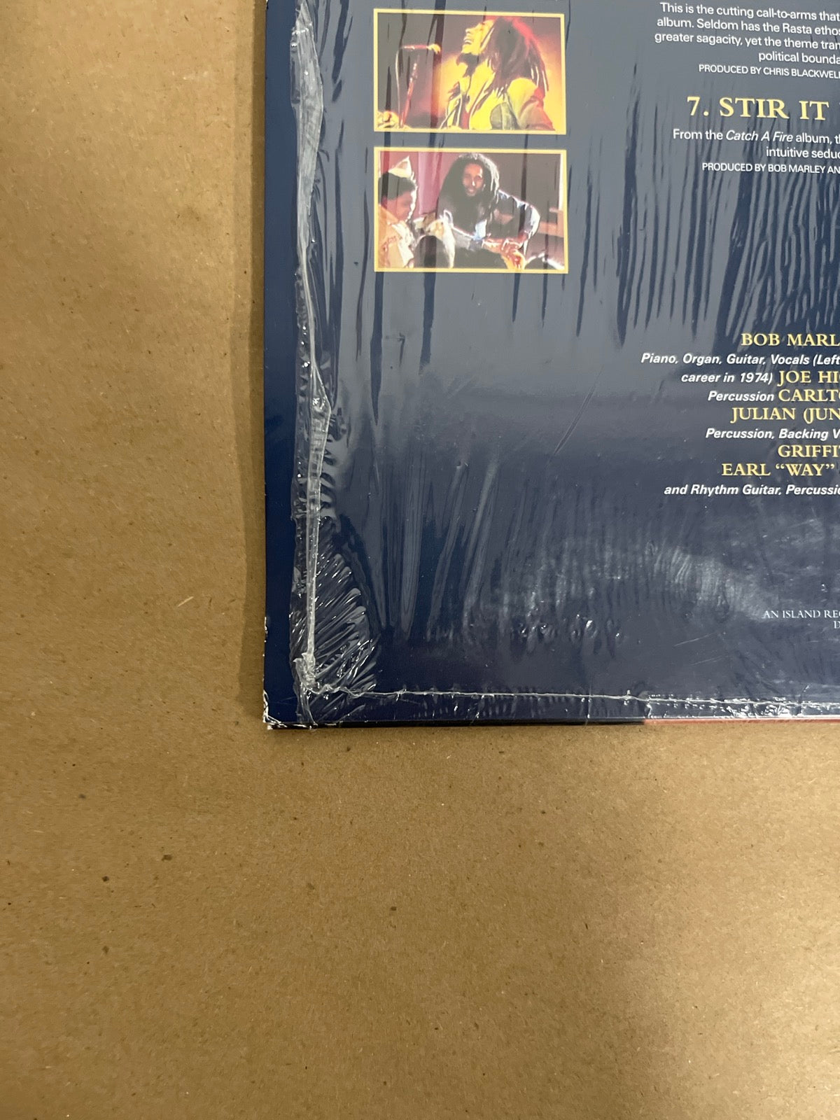 BACK_BL - Bob Marley & The Wailers - Legend... LE Gold Vinyl USED NOT TESTED