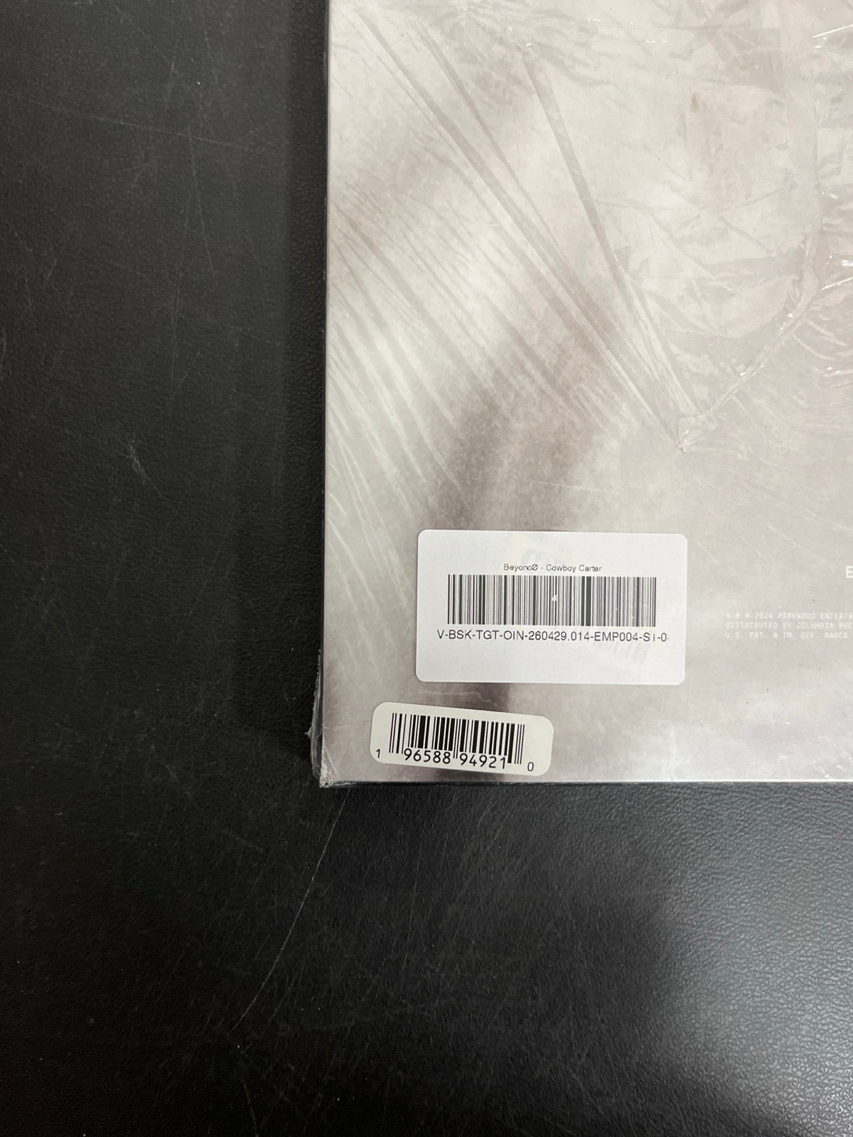BACK_BL - Beyoncé - Cowboy Carter LE Vinyl USED NOT TESTED