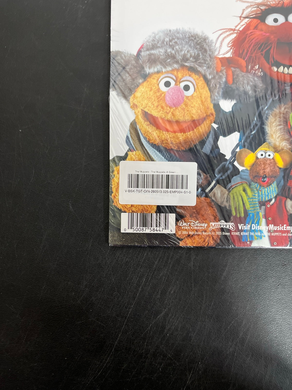 BACK_BL - The Muppets - A Green and Red Christmas LE Red Vinyl USED NOT TESTED