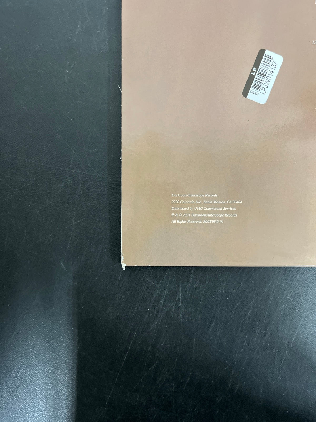 BACK_BL - Billie Eilish - Happier Than Ever LE Light Blue Etched Vinyl USED NOT TESTED