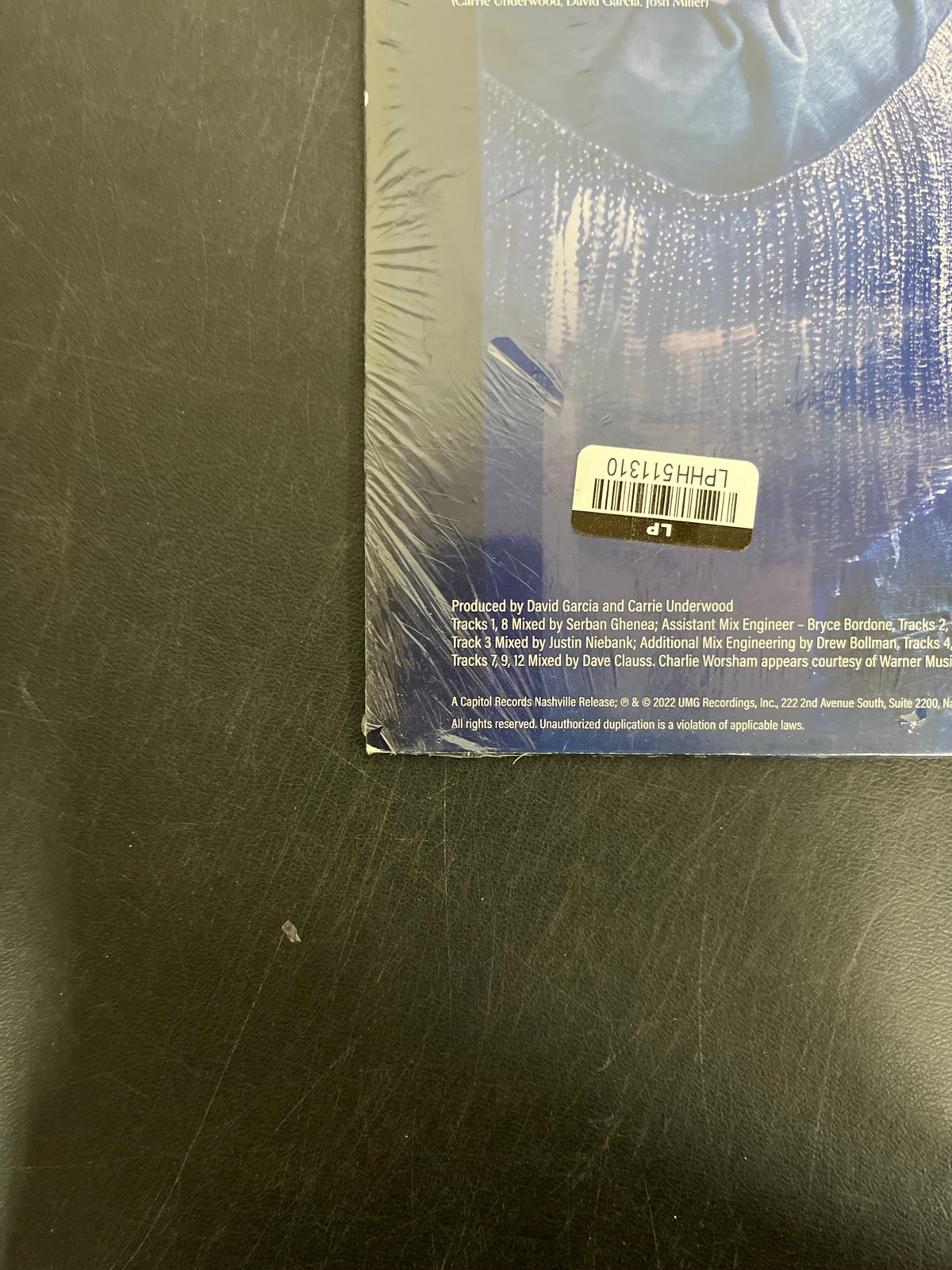 BACK_BL - Carrie Underwood - Denim & Rhinestones LE Purple Vinyl USED NOT TESTED