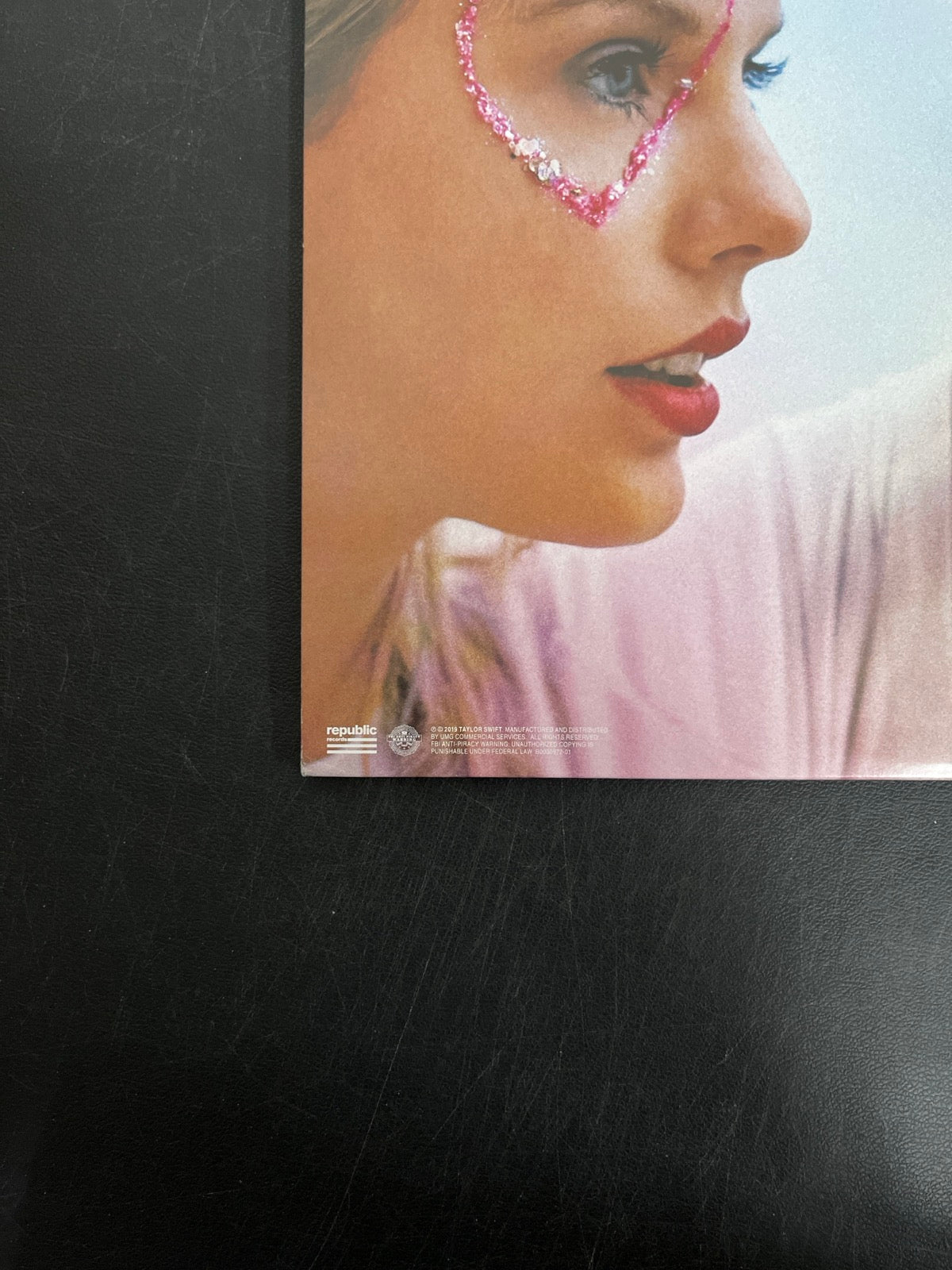 BACK_BL - Taylor Swift - Lover Pink/Blue Vinyl ReIssue USED NOT TESTED