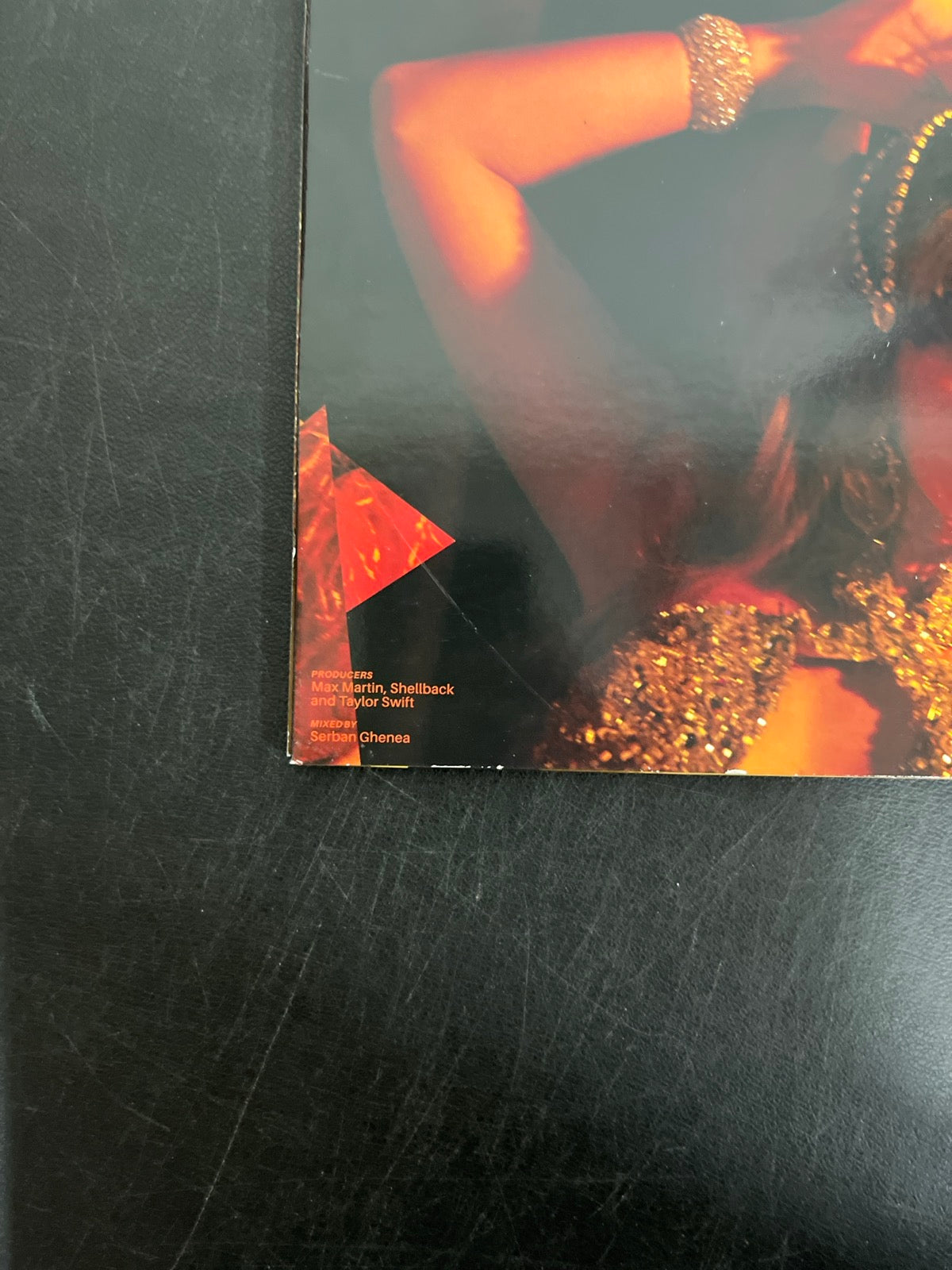 BACK_BL - Taylor Swift - The Life Of A... LE Orange Glitter Vinyl USED NOT TESTED