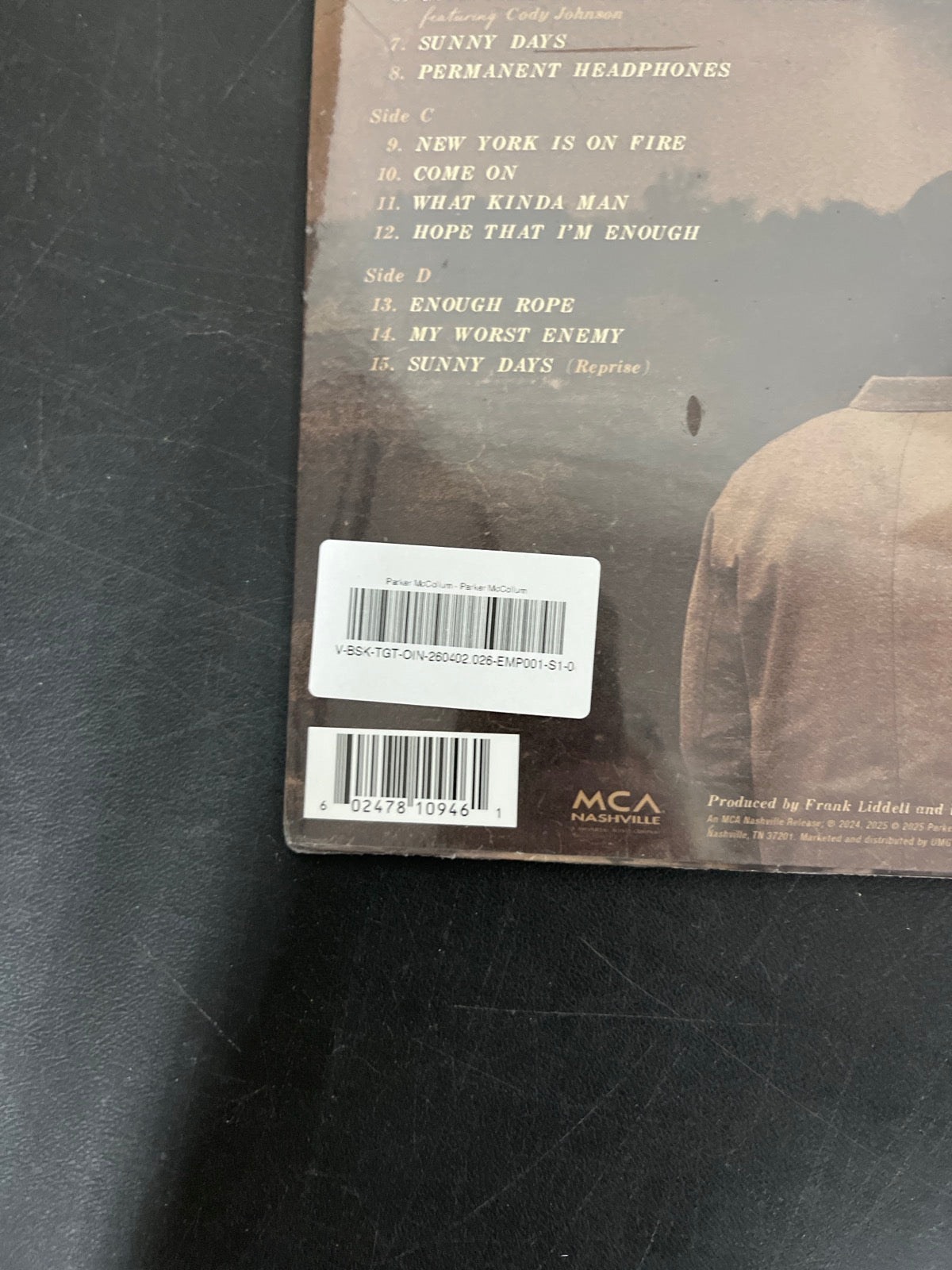 BACK_BL - Parker McCollum - Parker M... LE Caramel Cream Vinyl Vinyl USED NOT TESTED