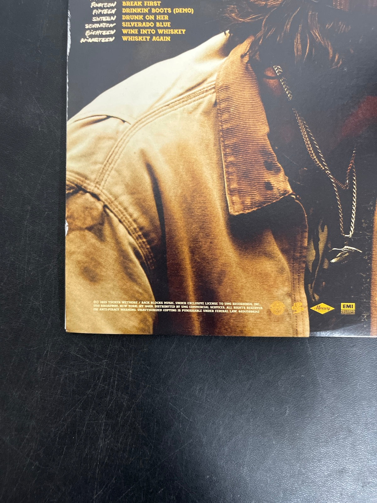 BACK_BL - Tucker Wetmore - What Not To LE Brown Vinyl USED NOT TESTED