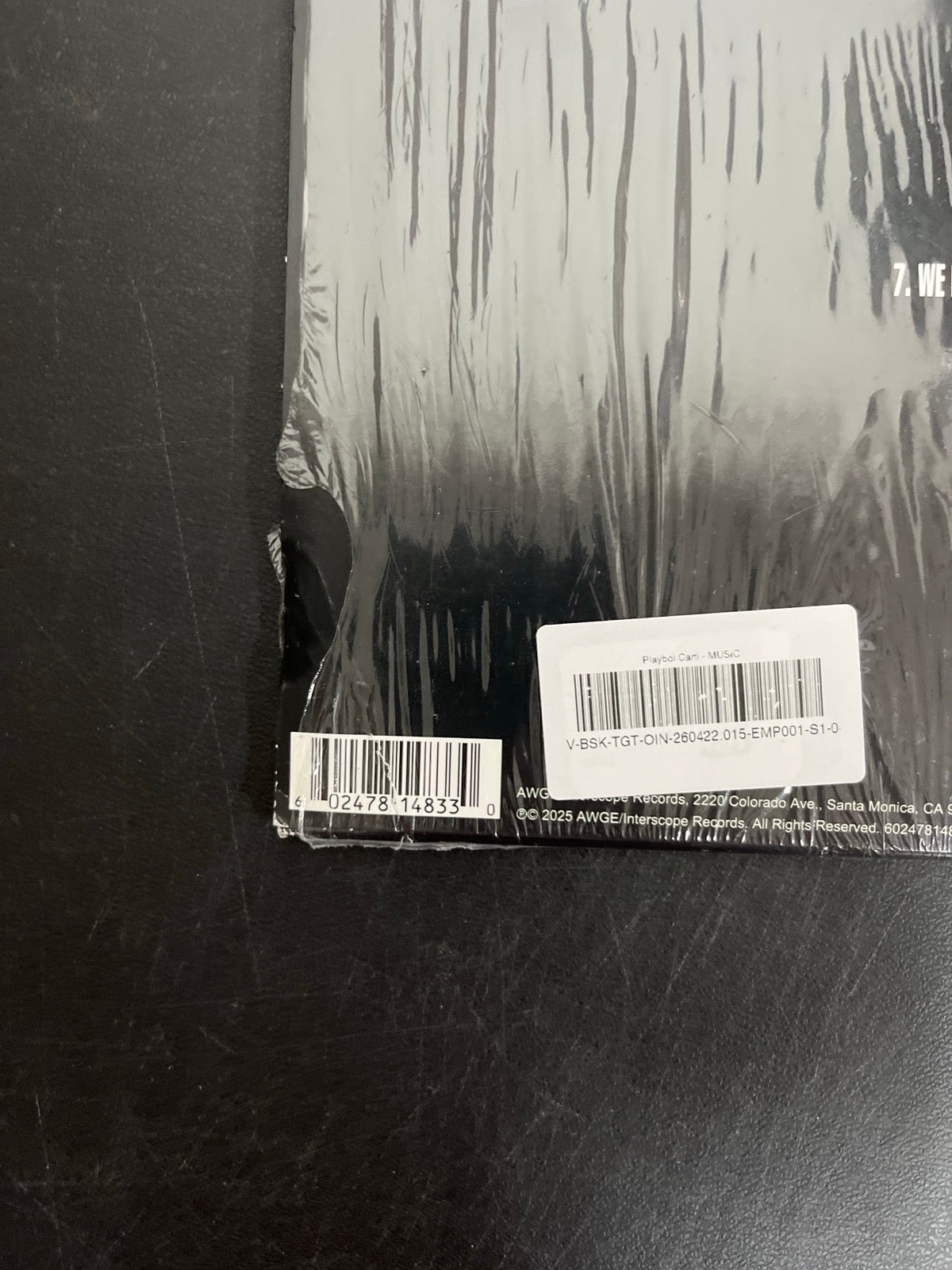 BACK_BL - Playboi Carti - Music Parental Advisory Vinyl USED NOT TESTED