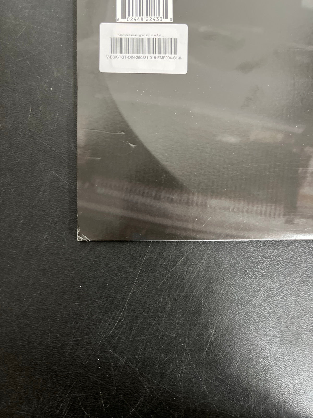 BACK_BL - Kendrick Lamar - good kid, m.A.A.d city LE Red Vinyl USED NOT TESTED