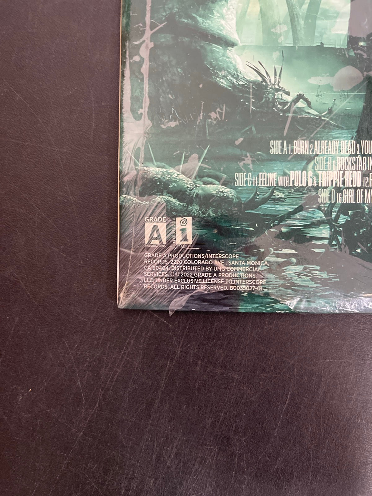 BACK_BL - Juice WRLD - Fighting Demons LE Opaque Red Vinyl USED NOT TESTED