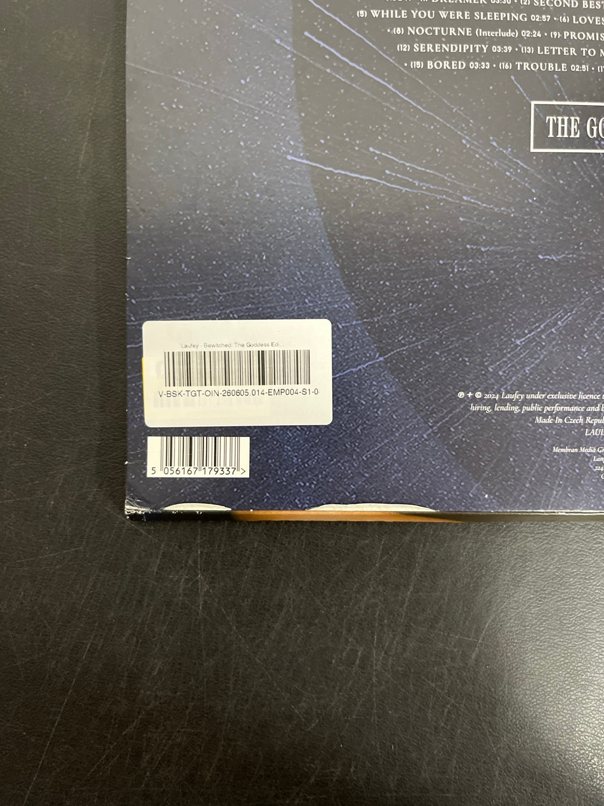 BACK_BL - Laufey - Bewitched: The Goddess Edition LE Blue Vinyl USED NOT TESTED