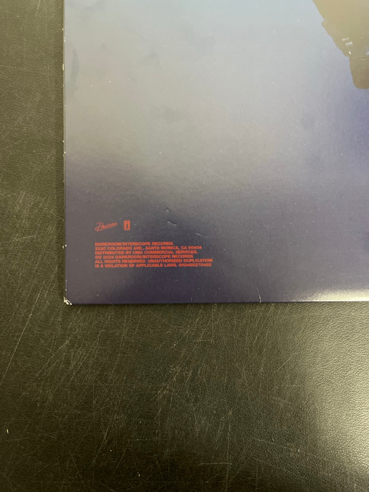 BACK_BL - Billie Eilish - Hit Me Hard And Soft LE Yellow Marble Vinyl USED NOT TESTED