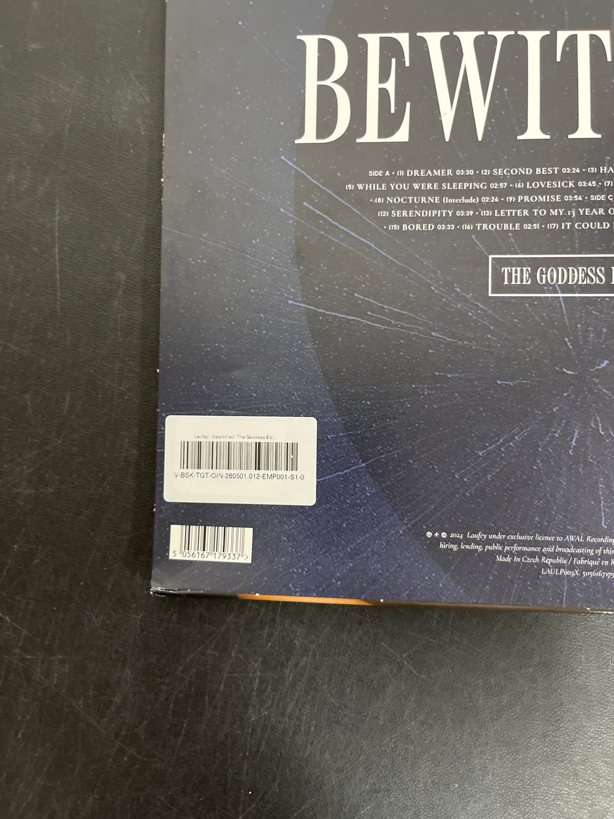 BACK_BL - Laufey - Bewitched: The Goddess Edition LE Blue Vinyl USED NOT TESTED