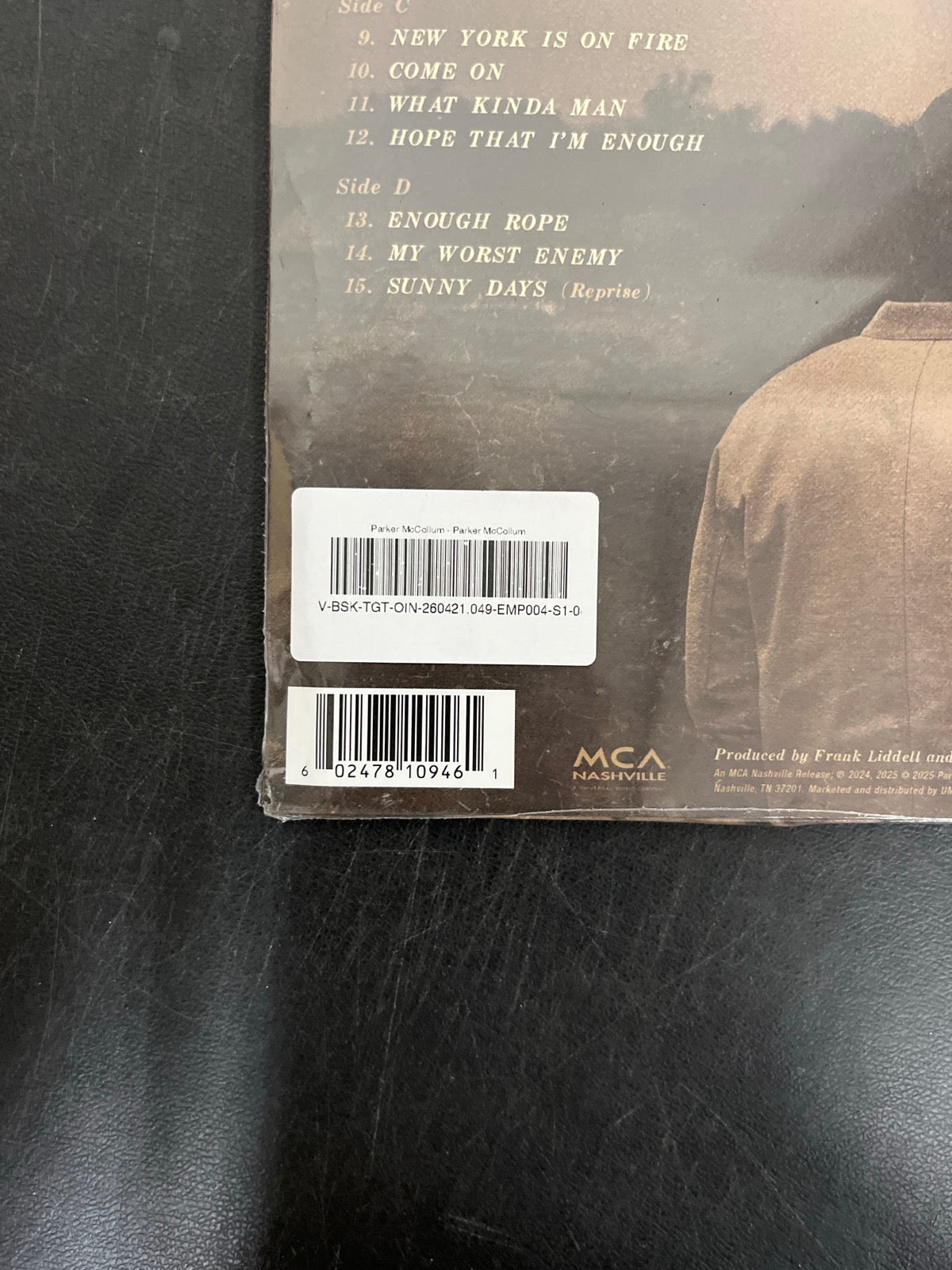 BACK_BL - Parker McCollum - Parker M... LE Caramel Cream Vinyl Vinyl USED NOT TESTED