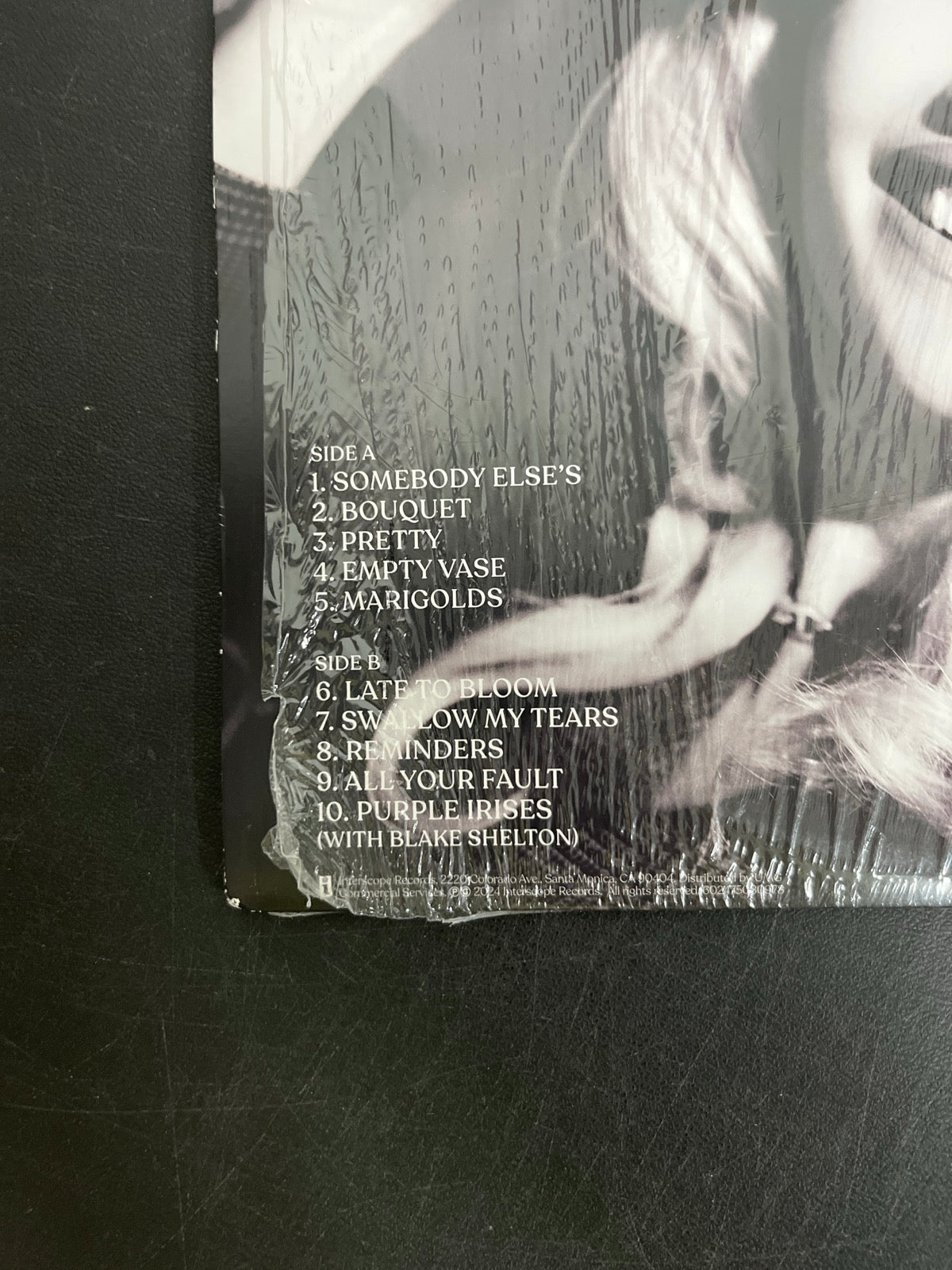BACK_BL - Gwen Stefani - Bouquet LE Orchid Etched Numbered Vinyl USED NOT TESTED