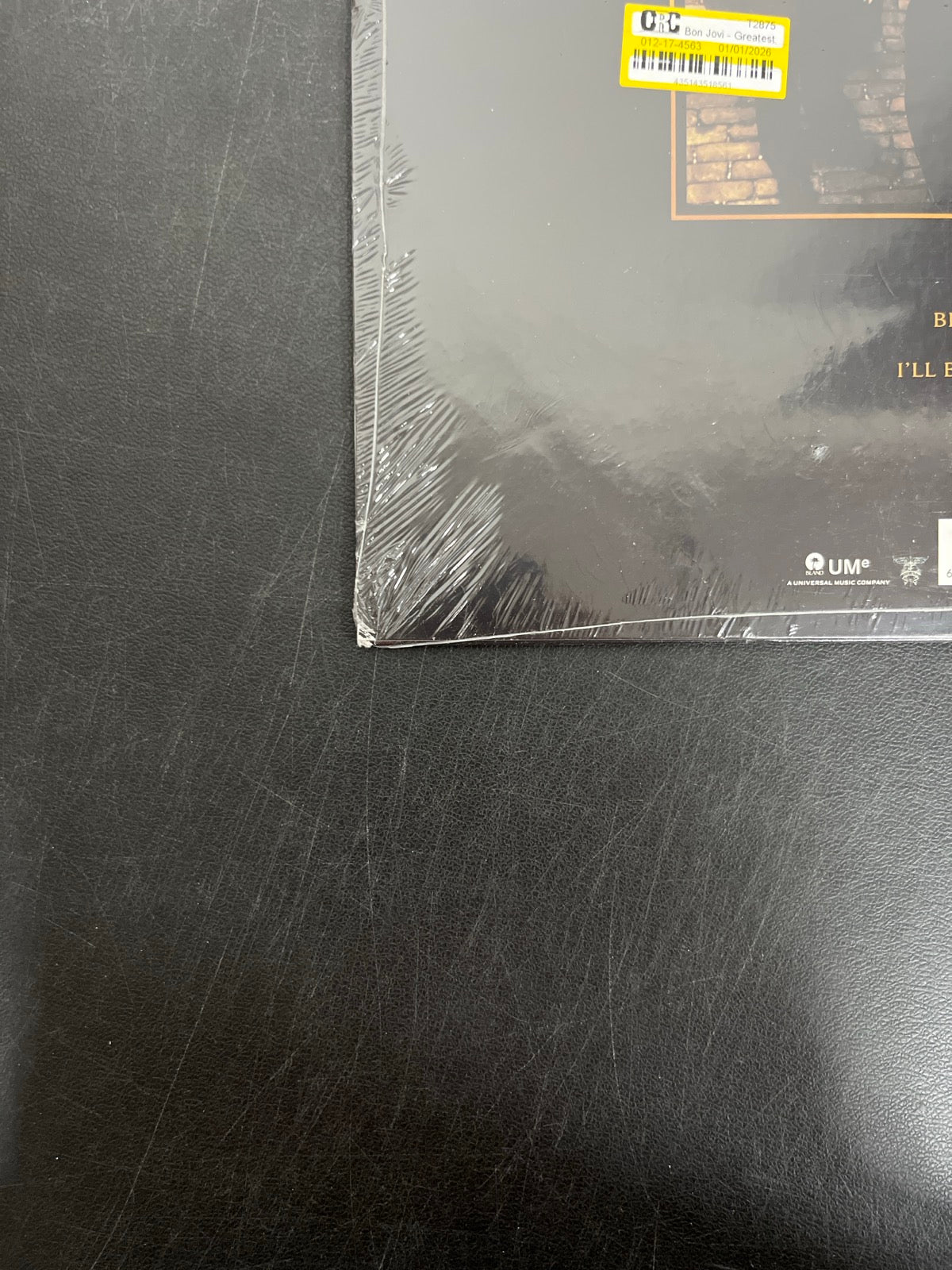 BACK_BL - Bon Jovi - Greatest Hits LE Tiger Eye Vinyl USED NOT TESTED