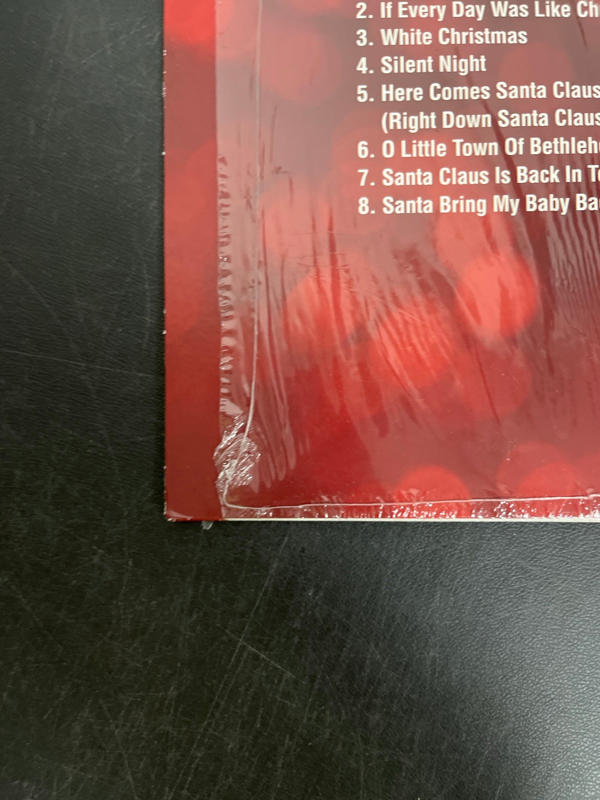 BACK_BL - Elvis Presley - The Classic Christmas Album LE White Vinyl USED NOT TESTED