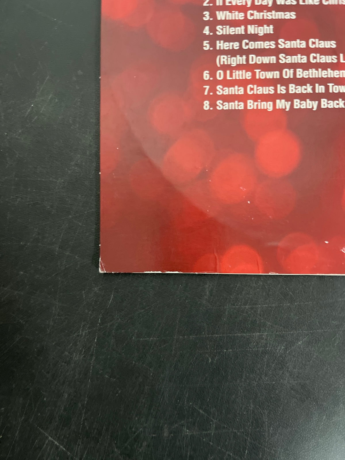 BACK_BL - Elvis Presley - The Classic Christmas Album LE White Vinyl USED NOT TESTED