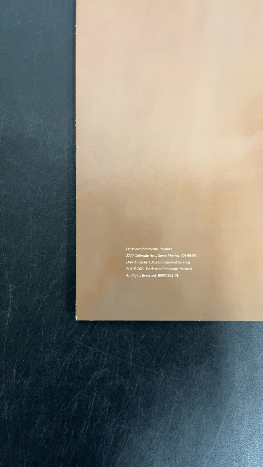 BACK_BL - Billie Eilish - Happier Than Ever LE Light Blue Etched Vinyl USED NOT TESTED