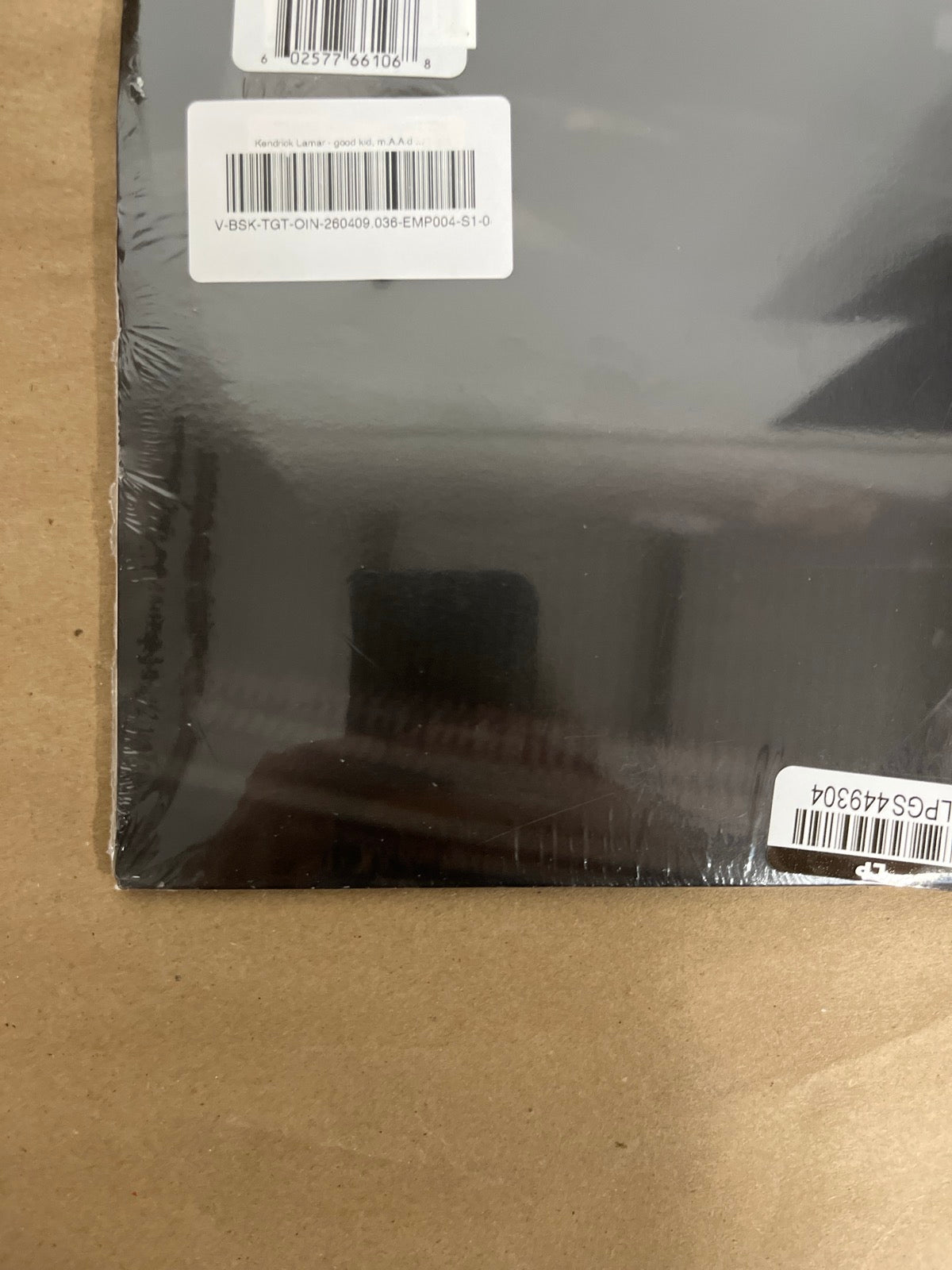 BACK_BL - Kendrick Lamar - good kid, m.A.A.d city LE Clear Vinyl USED NOT TESTED