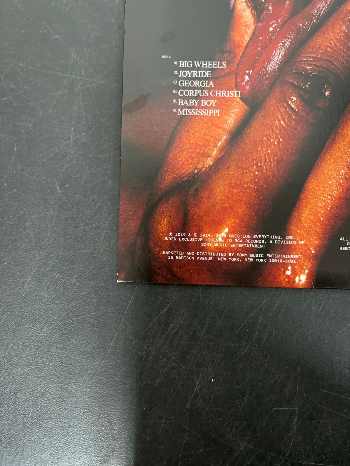 BACK_BL - Kevin Abstract - Arizona Baby 5th Anniv LE Blue Vinyl USED NOT TESTED