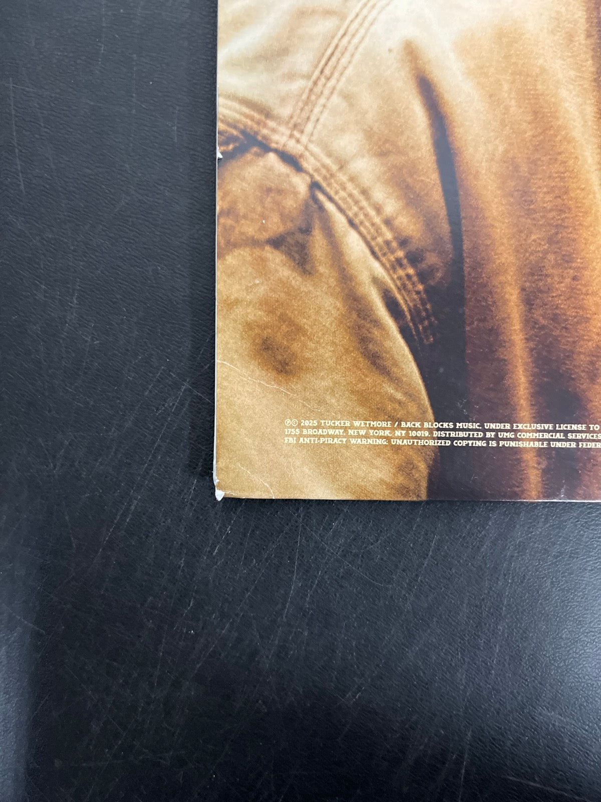 BACK_BL - Tucker Wetmore - What Not To LE Brown Vinyl USED NOT TESTED