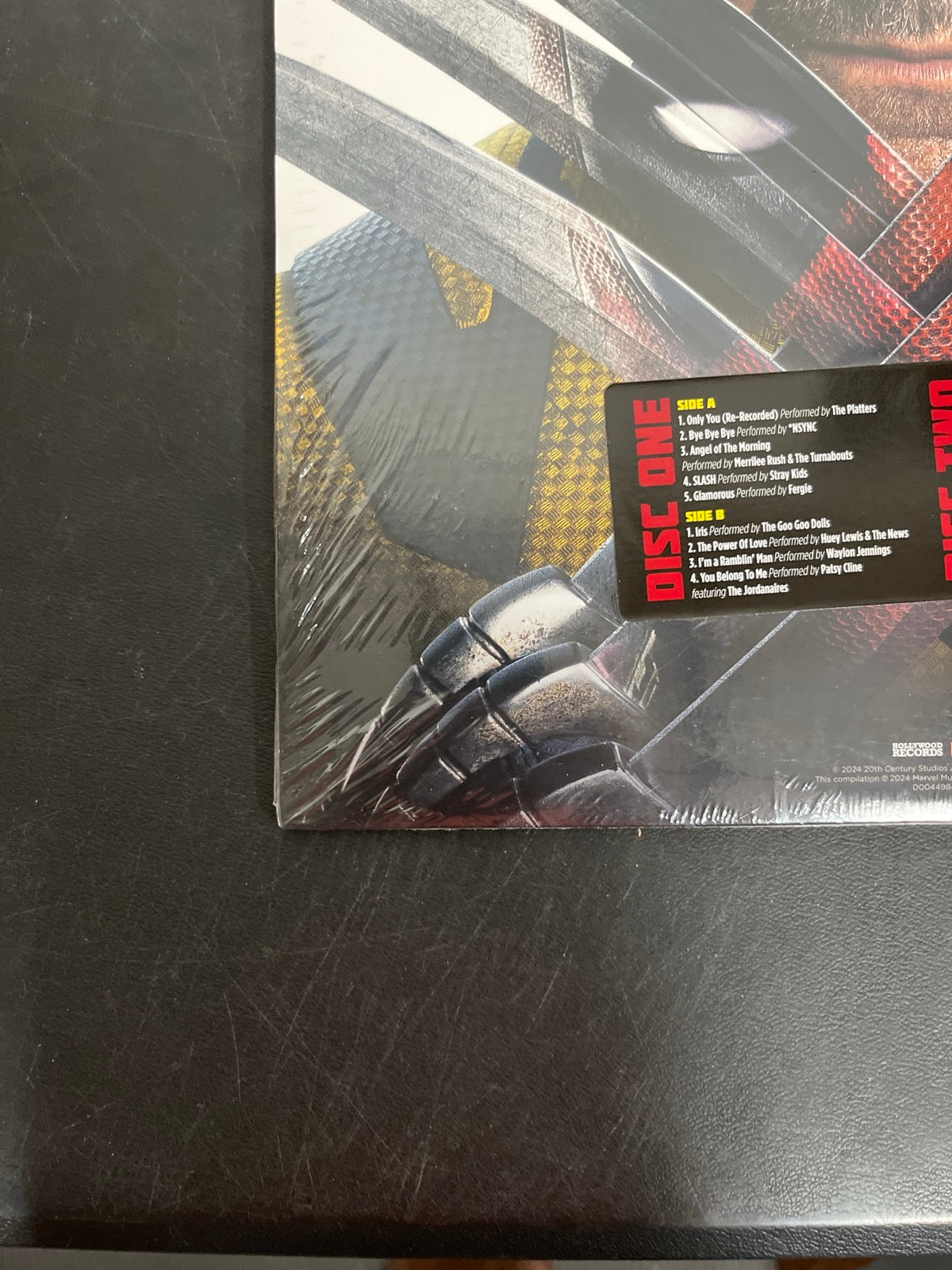 BACK_BL - Deadpool & Wolverine OST Deluxe Ed. Yellow Vinyl USED NOT TESTED